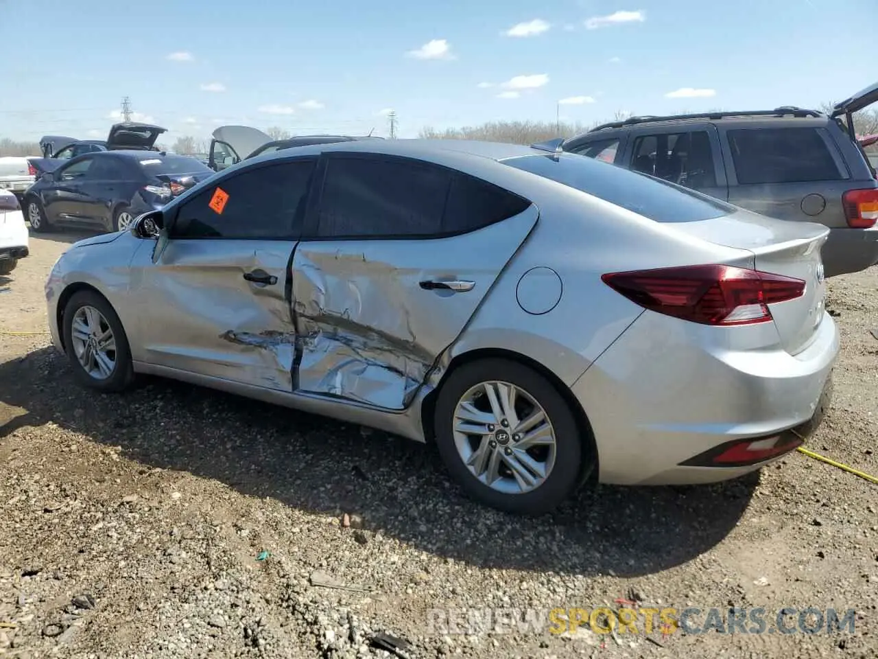 2 Photograph of a damaged car 5NPD84LF8LH575407 HYUNDAI ELANTRA 2020