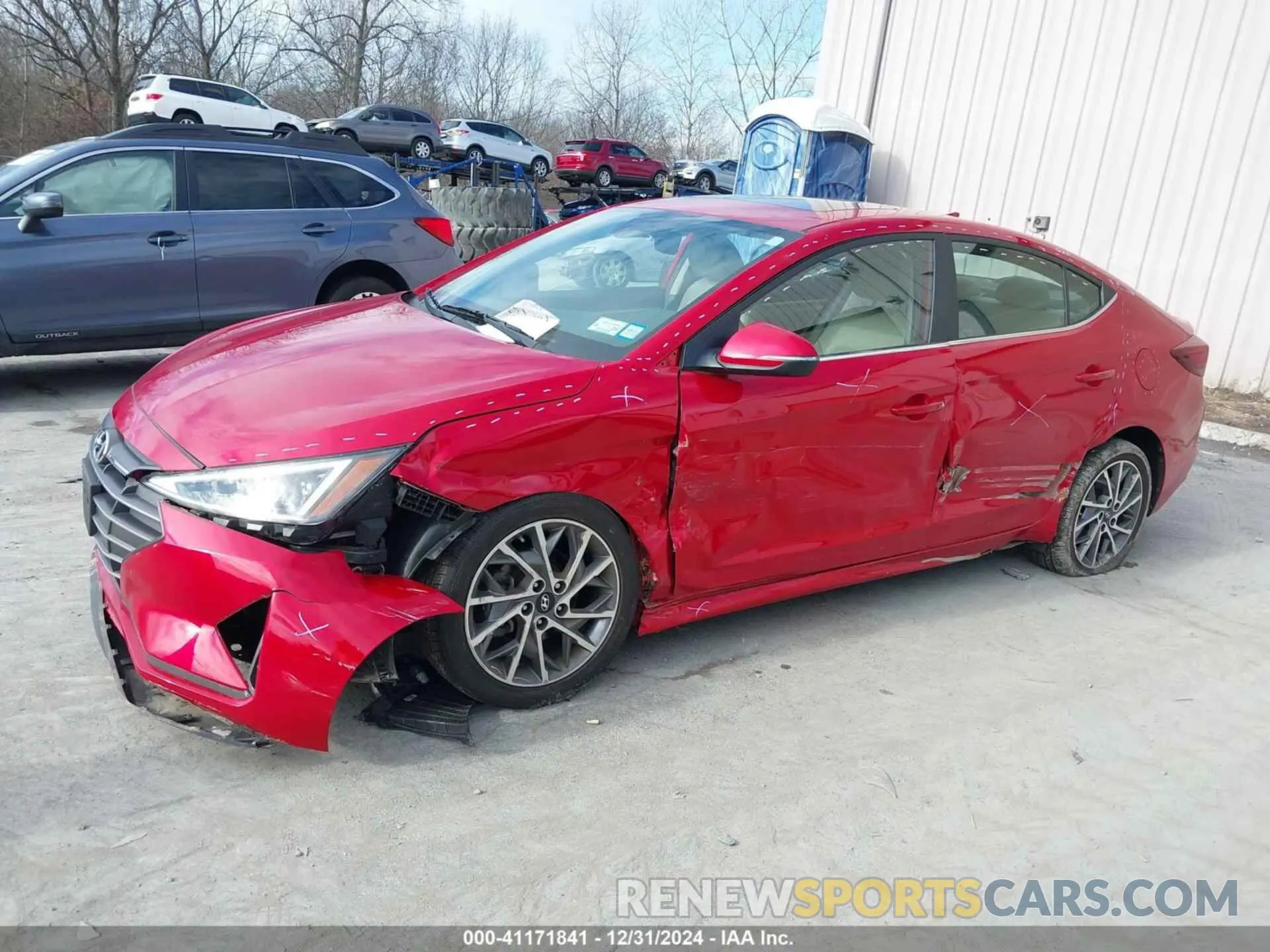 6 Photograph of a damaged car 5NPD84LF8LH593714 HYUNDAI ELANTRA 2020