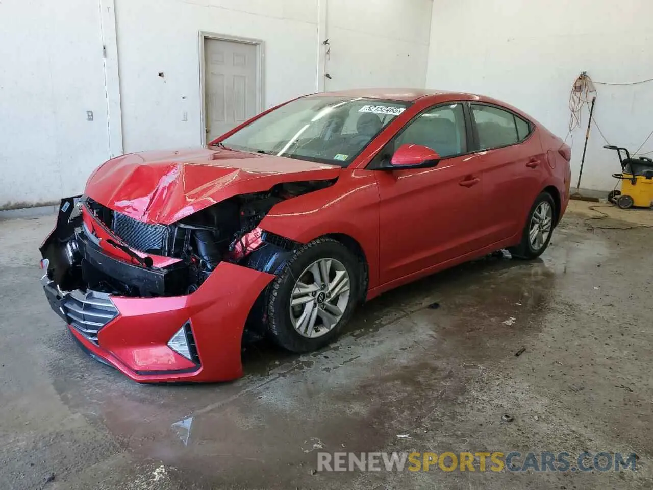 1 Photograph of a damaged car 5NPD84LF8LH601889 HYUNDAI ELANTRA 2020