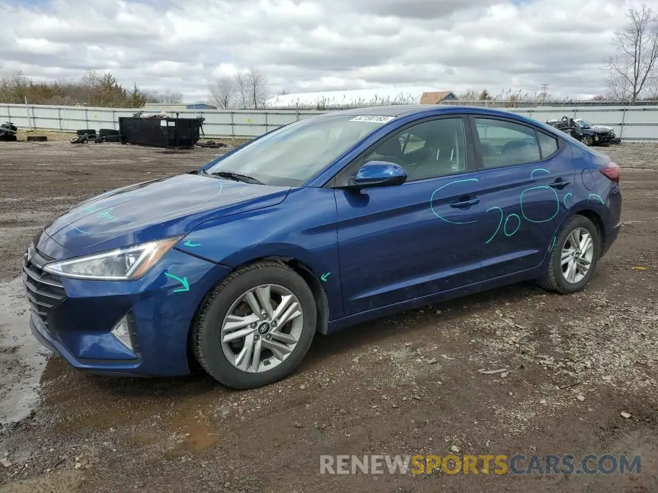 1 Photograph of a damaged car 5NPD84LF9LH563928 HYUNDAI ELANTRA 2020
