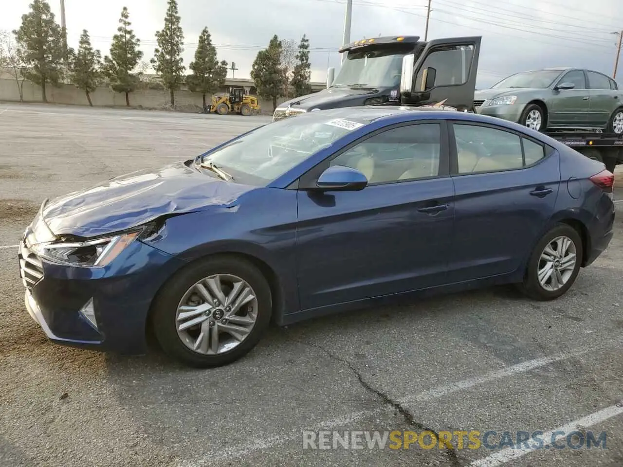 1 Photograph of a damaged car 5NPD84LF9LH578073 HYUNDAI ELANTRA 2020