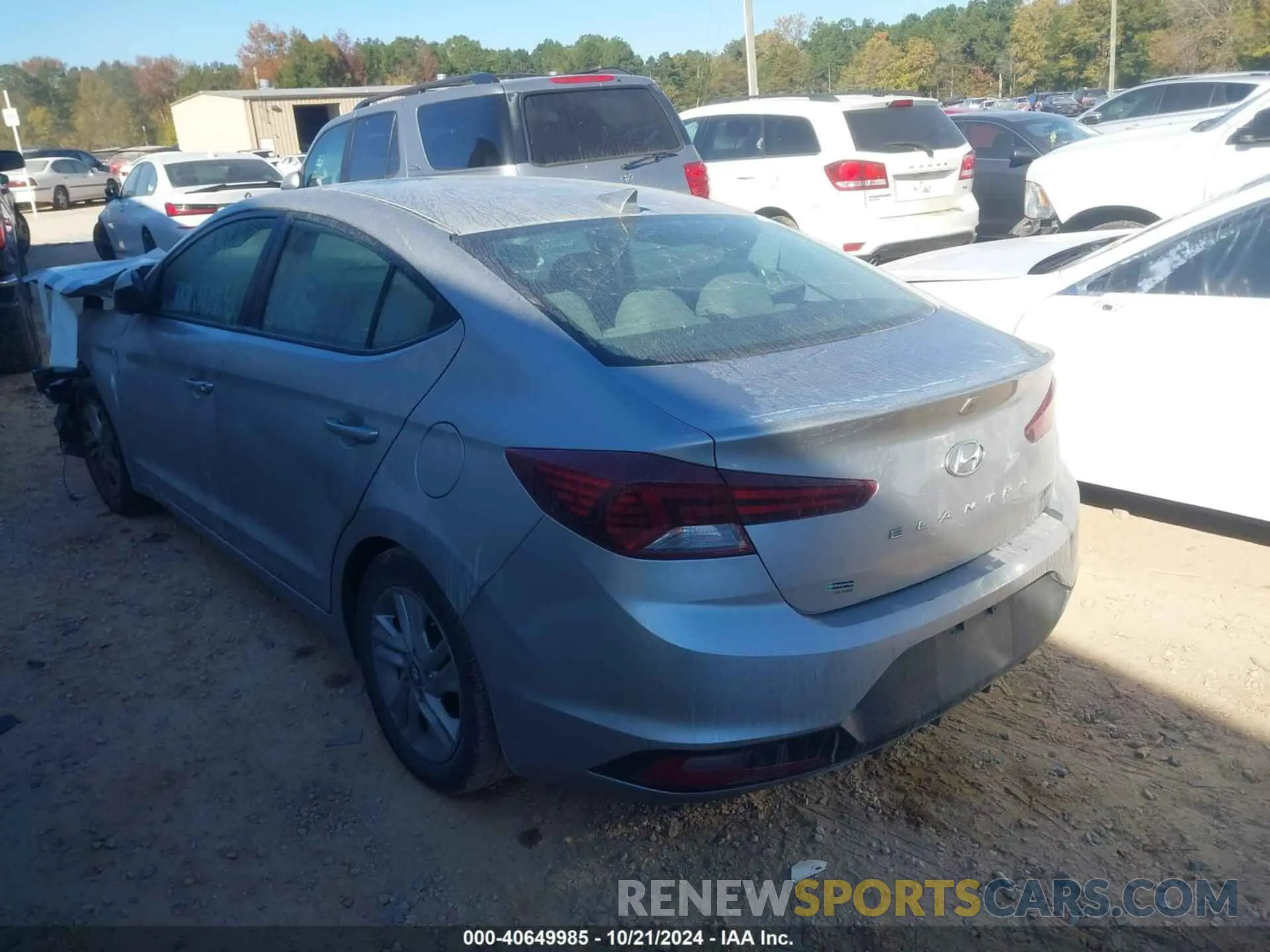 3 Фотография поврежденного автомобиля 5NPD84LF9LH631628 HYUNDAI ELANTRA 2020