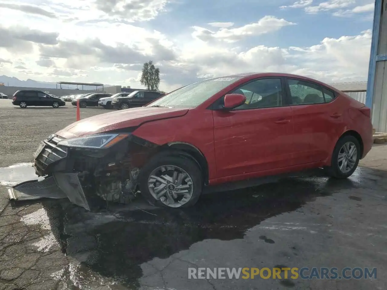 1 Photograph of a damaged car 5NPD84LFXLH544983 HYUNDAI ELANTRA 2020