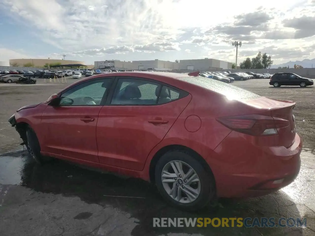 2 Photograph of a damaged car 5NPD84LFXLH544983 HYUNDAI ELANTRA 2020