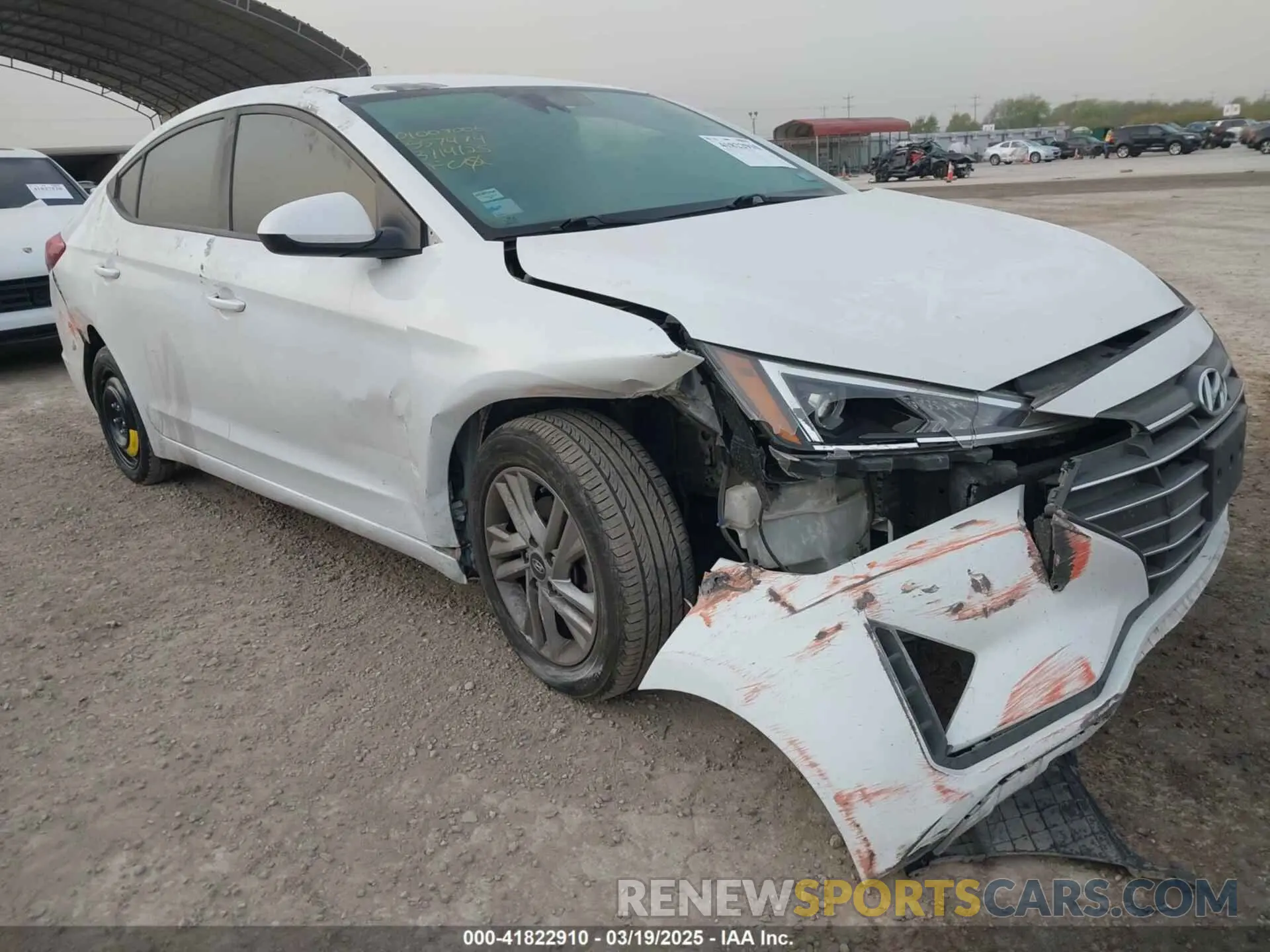 6 Photograph of a damaged car 5NPD84LFXLH557474 HYUNDAI ELANTRA 2020