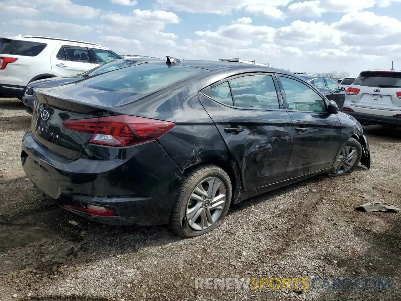 3 Фотография поврежденного автомобиля 5NPD84LFXLH626776 HYUNDAI ELANTRA 2020