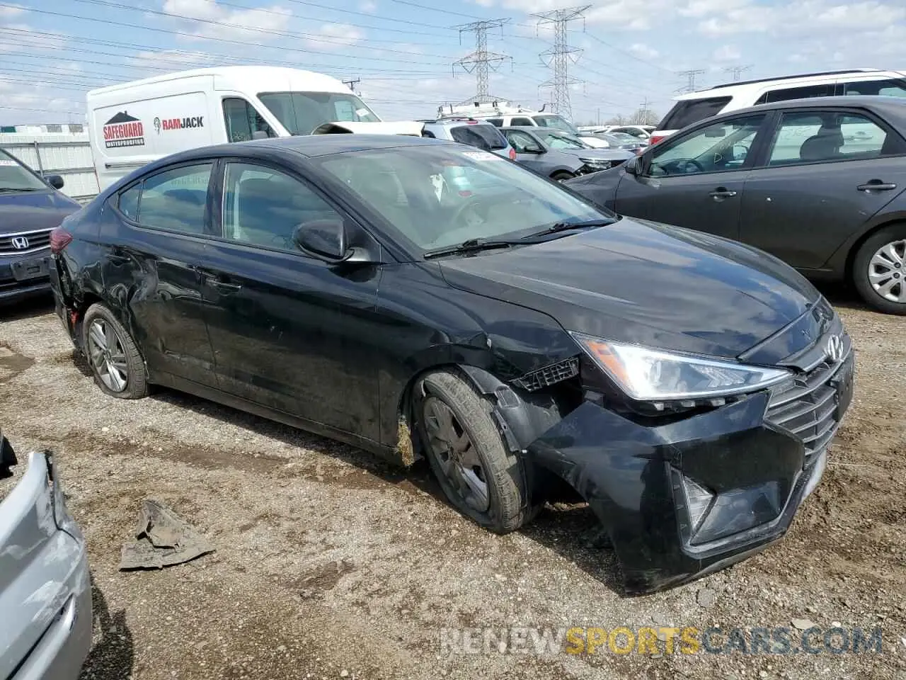 4 Фотография поврежденного автомобиля 5NPD84LFXLH626776 HYUNDAI ELANTRA 2020