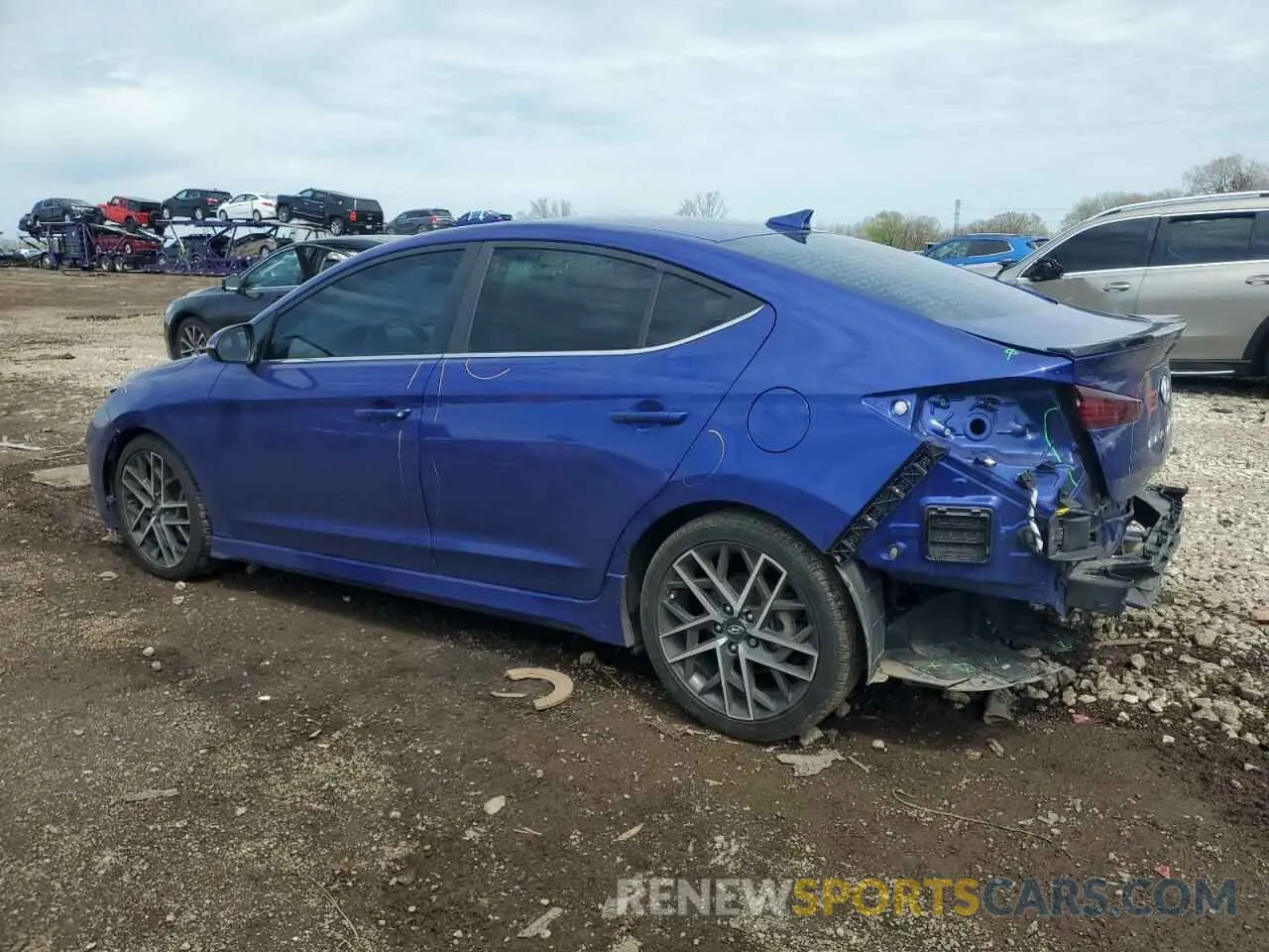 2 Photograph of a damaged car KMHD04LB0LU037824 HYUNDAI ELANTRA 2020