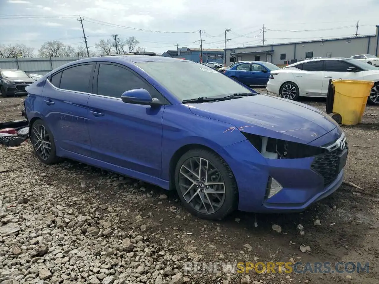 4 Photograph of a damaged car KMHD04LB0LU037824 HYUNDAI ELANTRA 2020