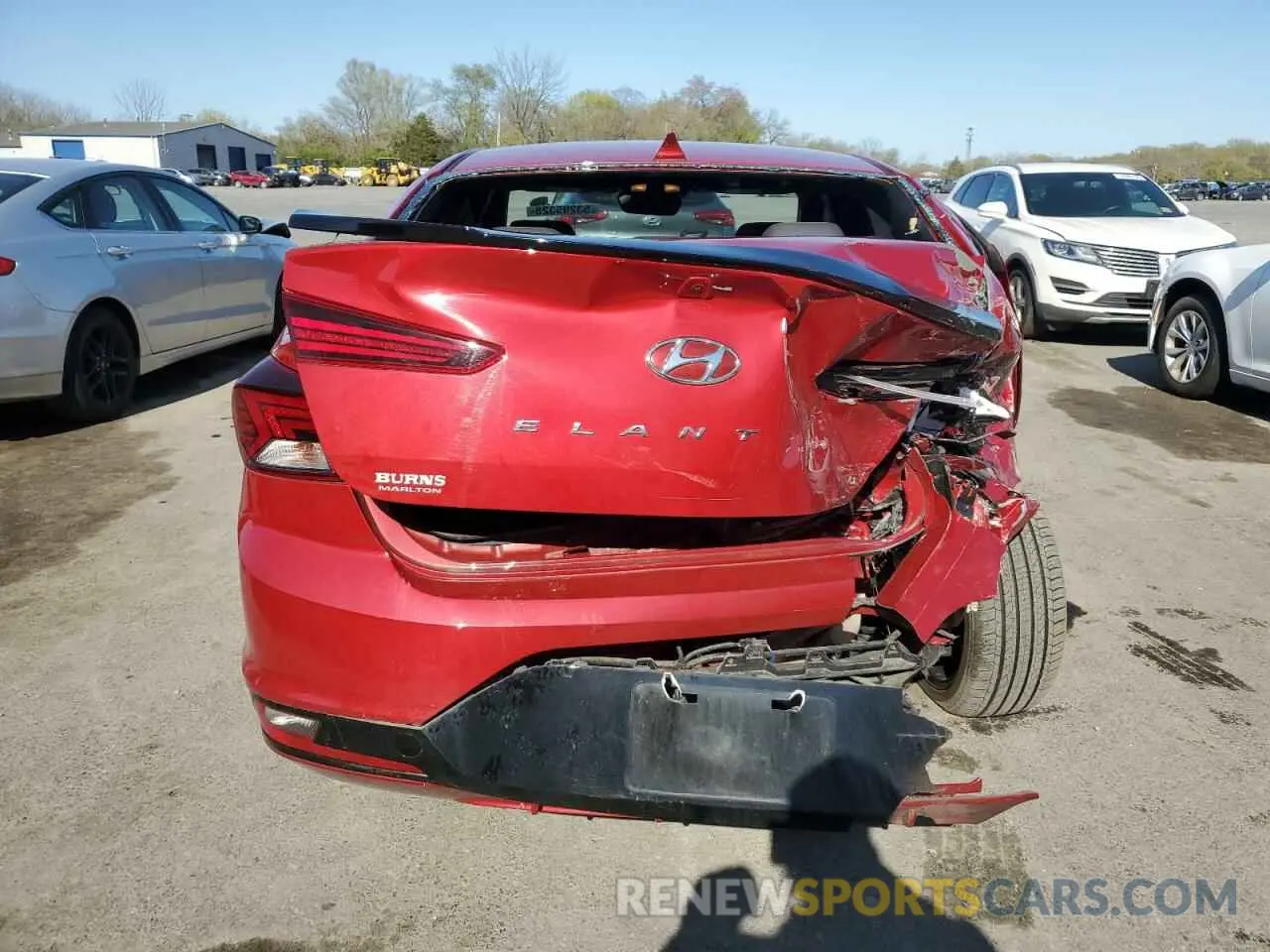 6 Photograph of a damaged car KMHD04LB0LU070886 HYUNDAI ELANTRA 2020