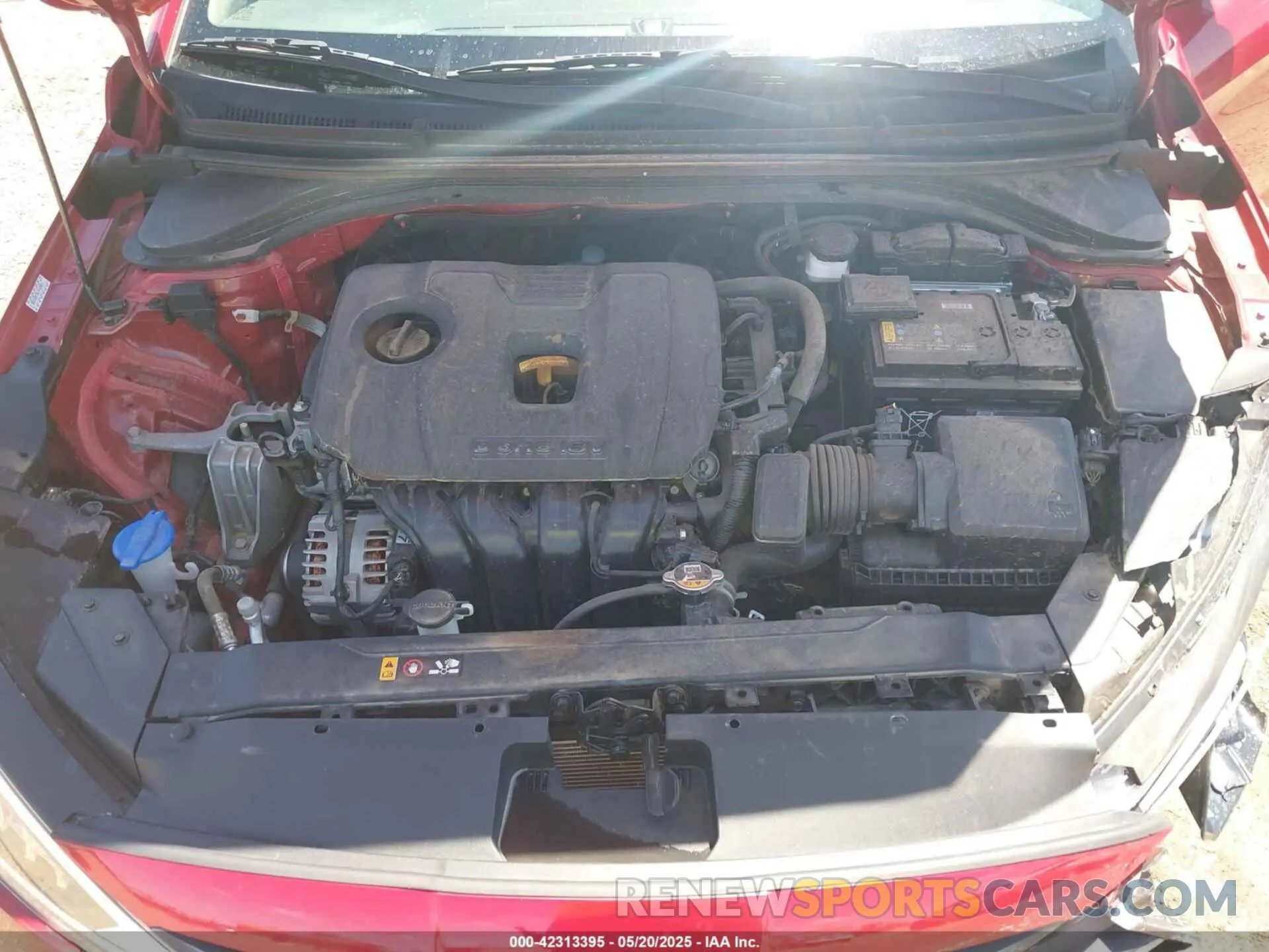 10 Фотография поврежденного автомобиля KMHD74LF0LU091896 HYUNDAI ELANTRA 2020