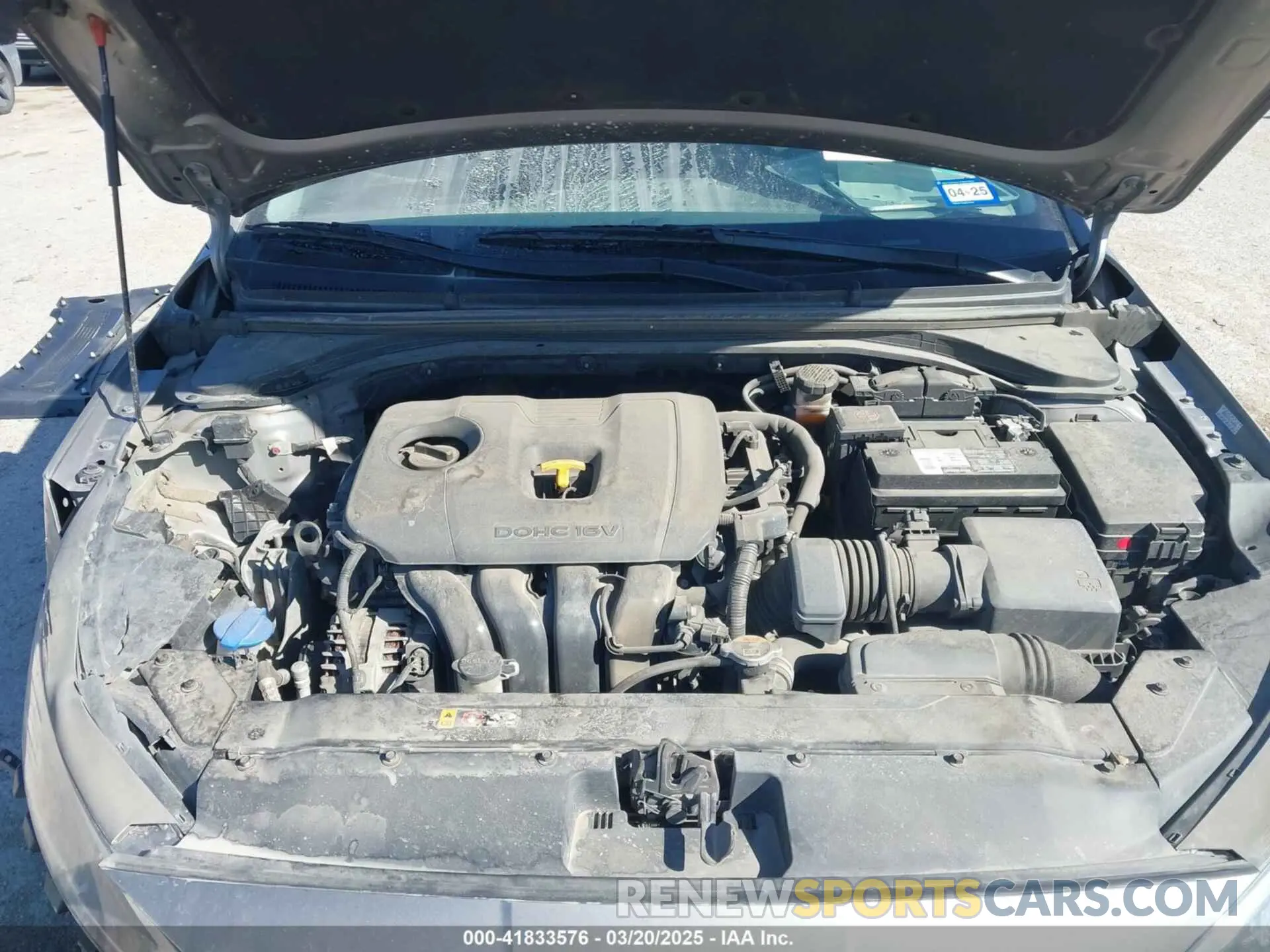 10 Photograph of a damaged car KMHD74LF0LU913385 HYUNDAI ELANTRA 2020
