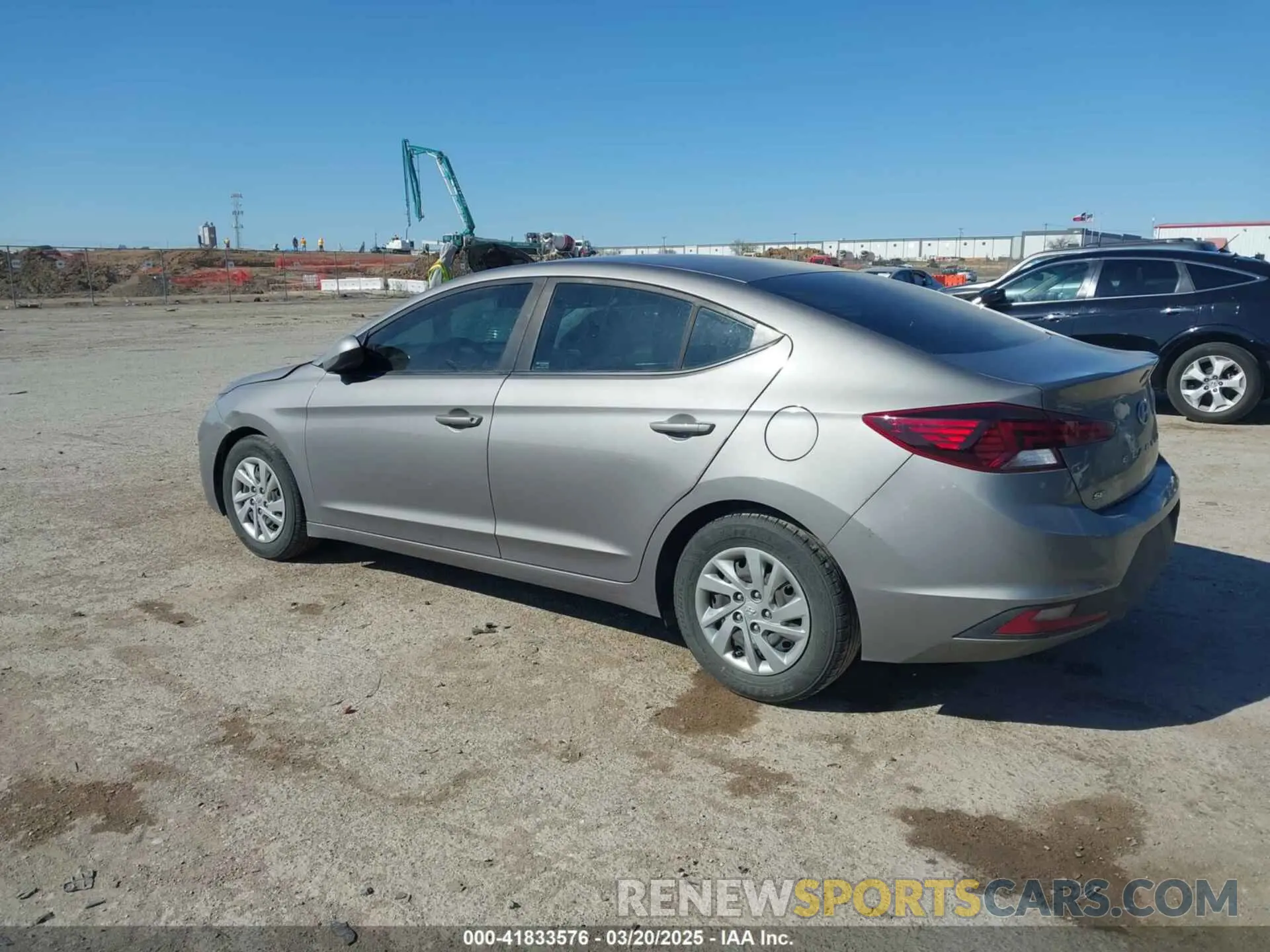 3 Photograph of a damaged car KMHD74LF0LU913385 HYUNDAI ELANTRA 2020