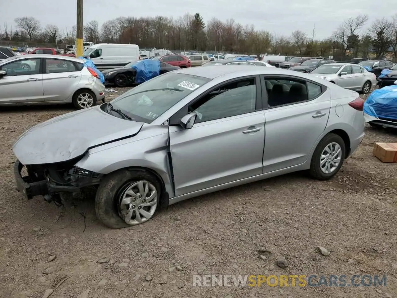 1 Фотография поврежденного автомобиля KMHD74LF1LU107264 HYUNDAI ELANTRA 2020