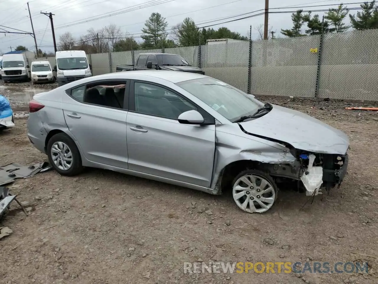 4 Фотография поврежденного автомобиля KMHD74LF1LU107264 HYUNDAI ELANTRA 2020