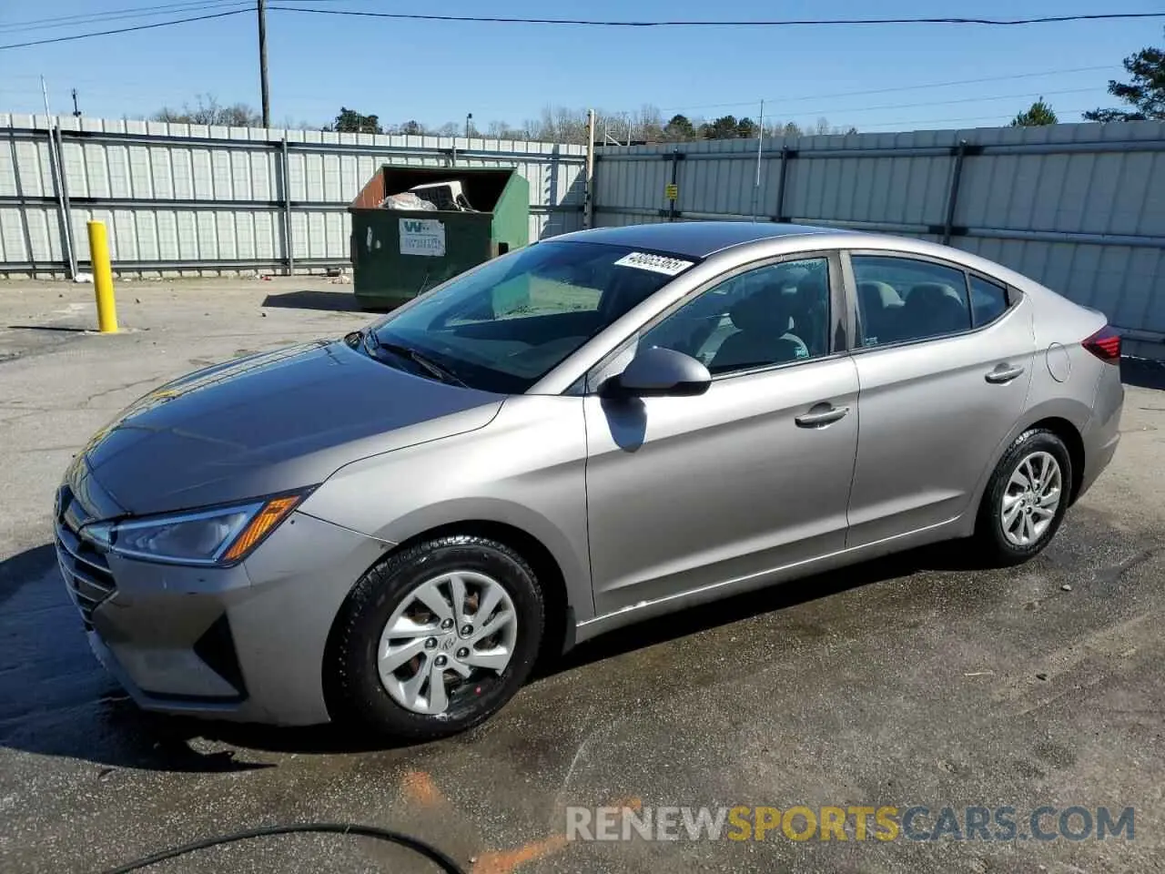 1 Photograph of a damaged car KMHD74LF1LU902654 HYUNDAI ELANTRA 2020