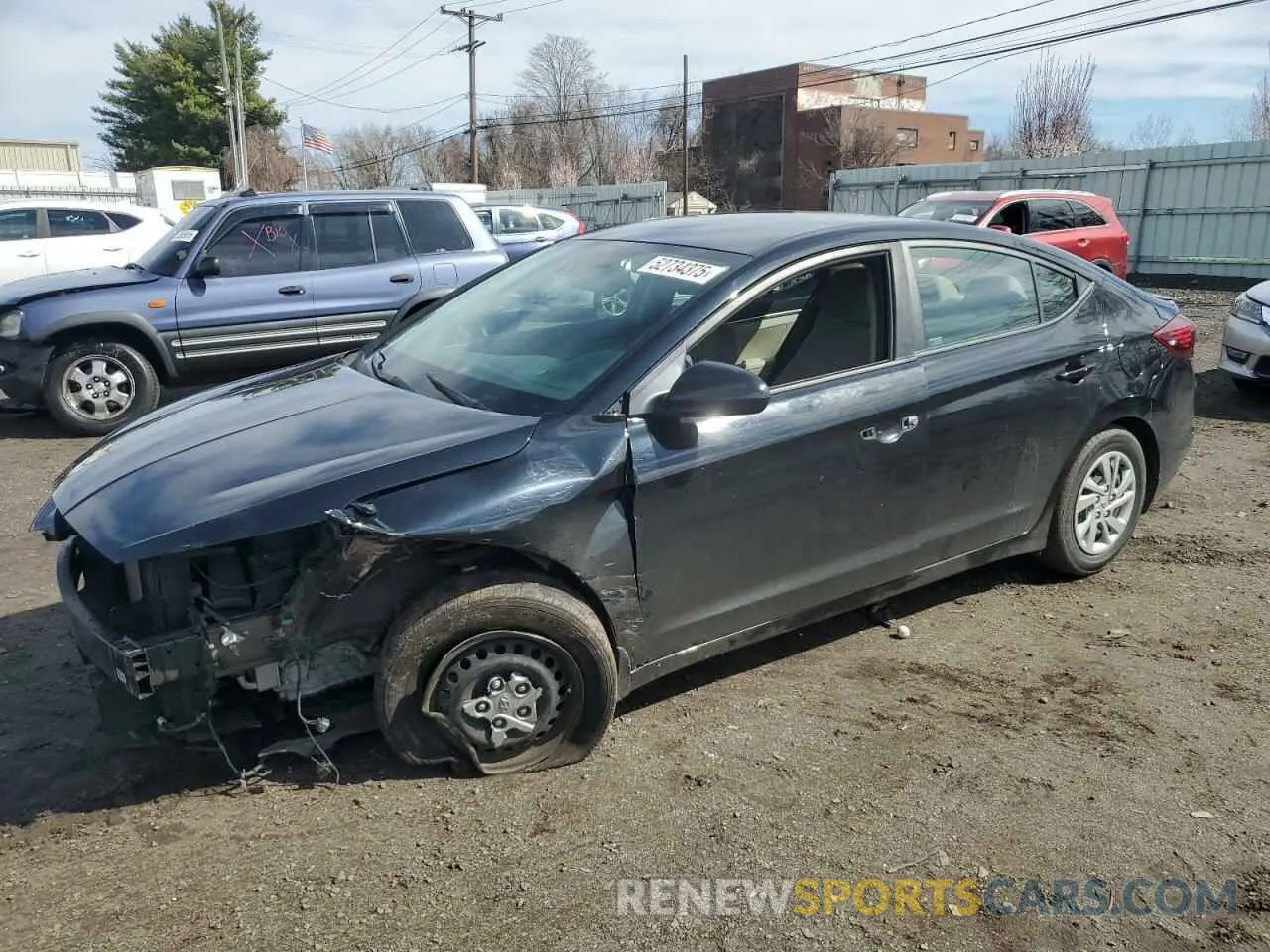 1 Photograph of a damaged car KMHD74LF2LU044885 HYUNDAI ELANTRA 2020