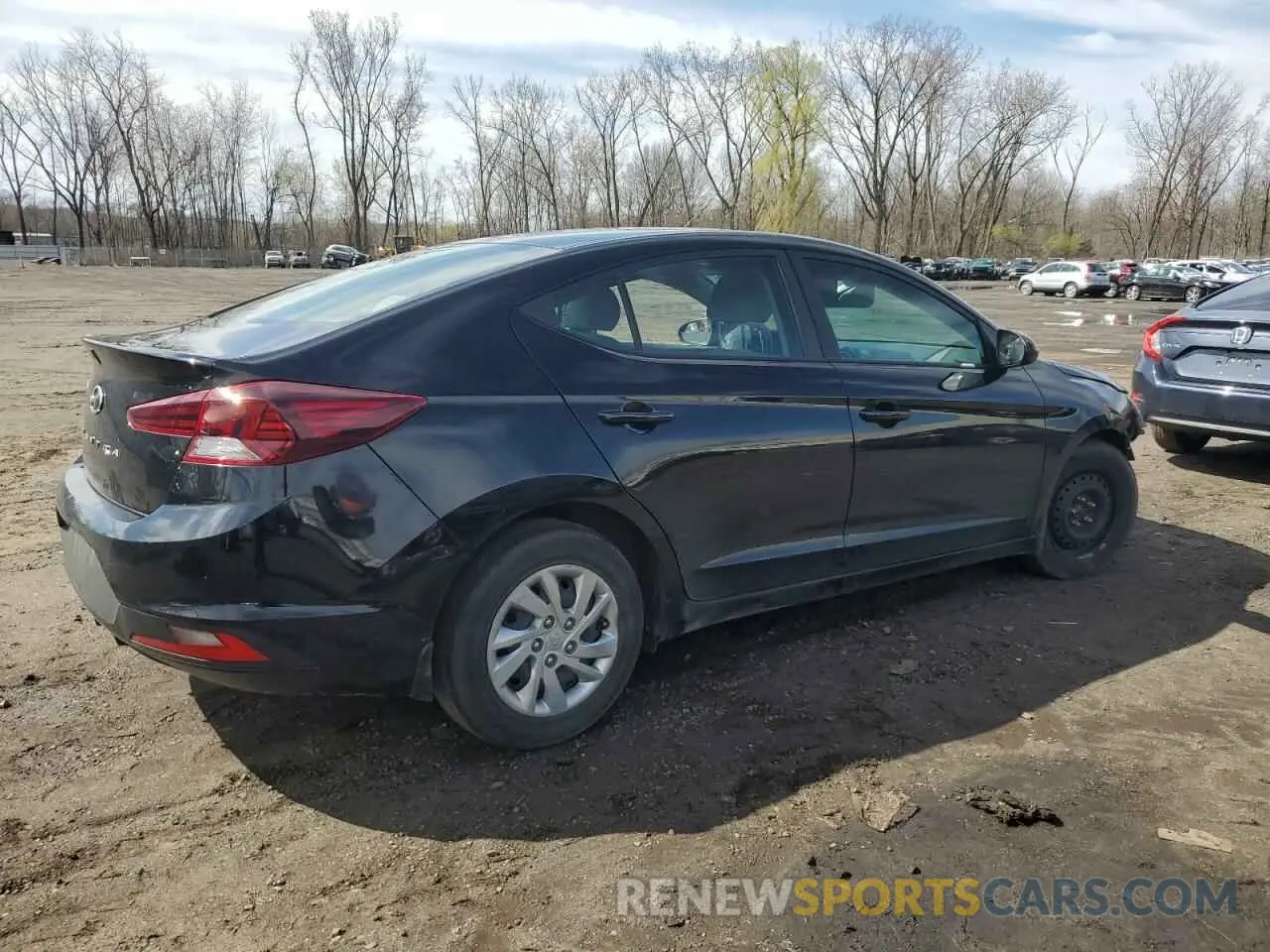 3 Photograph of a damaged car KMHD74LF2LU044885 HYUNDAI ELANTRA 2020