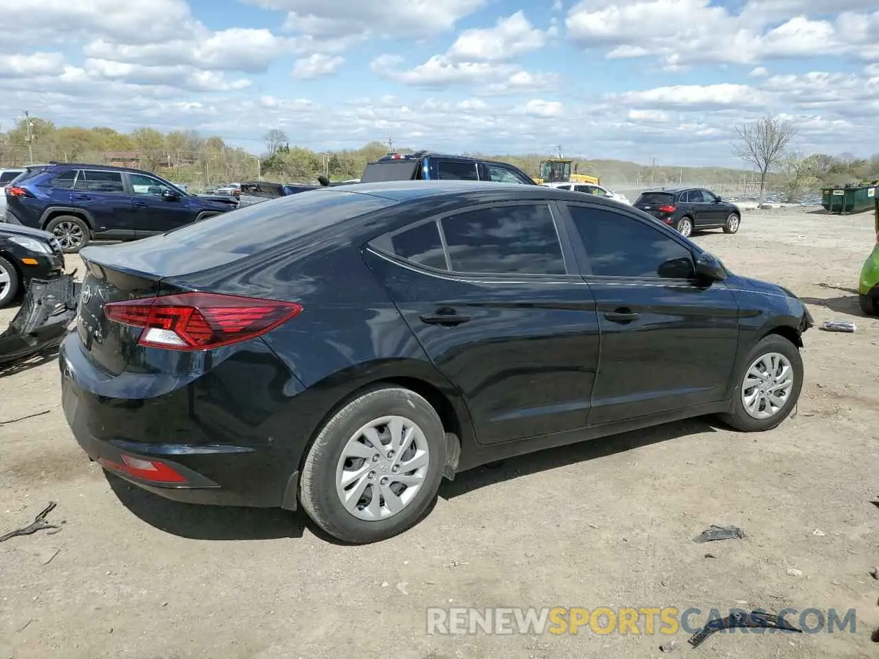 3 Photograph of a damaged car KMHD74LF3LU087079 HYUNDAI ELANTRA 2020