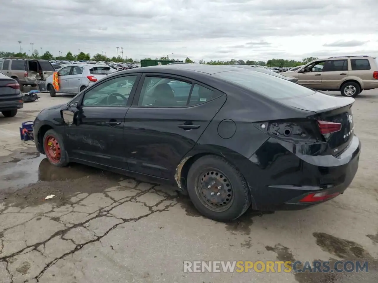 2 Фотография поврежденного автомобиля KMHD74LF3LU897117 HYUNDAI ELANTRA 2020