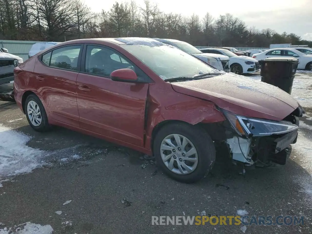 4 Photograph of a damaged car KMHD74LF3LU925191 HYUNDAI ELANTRA 2020