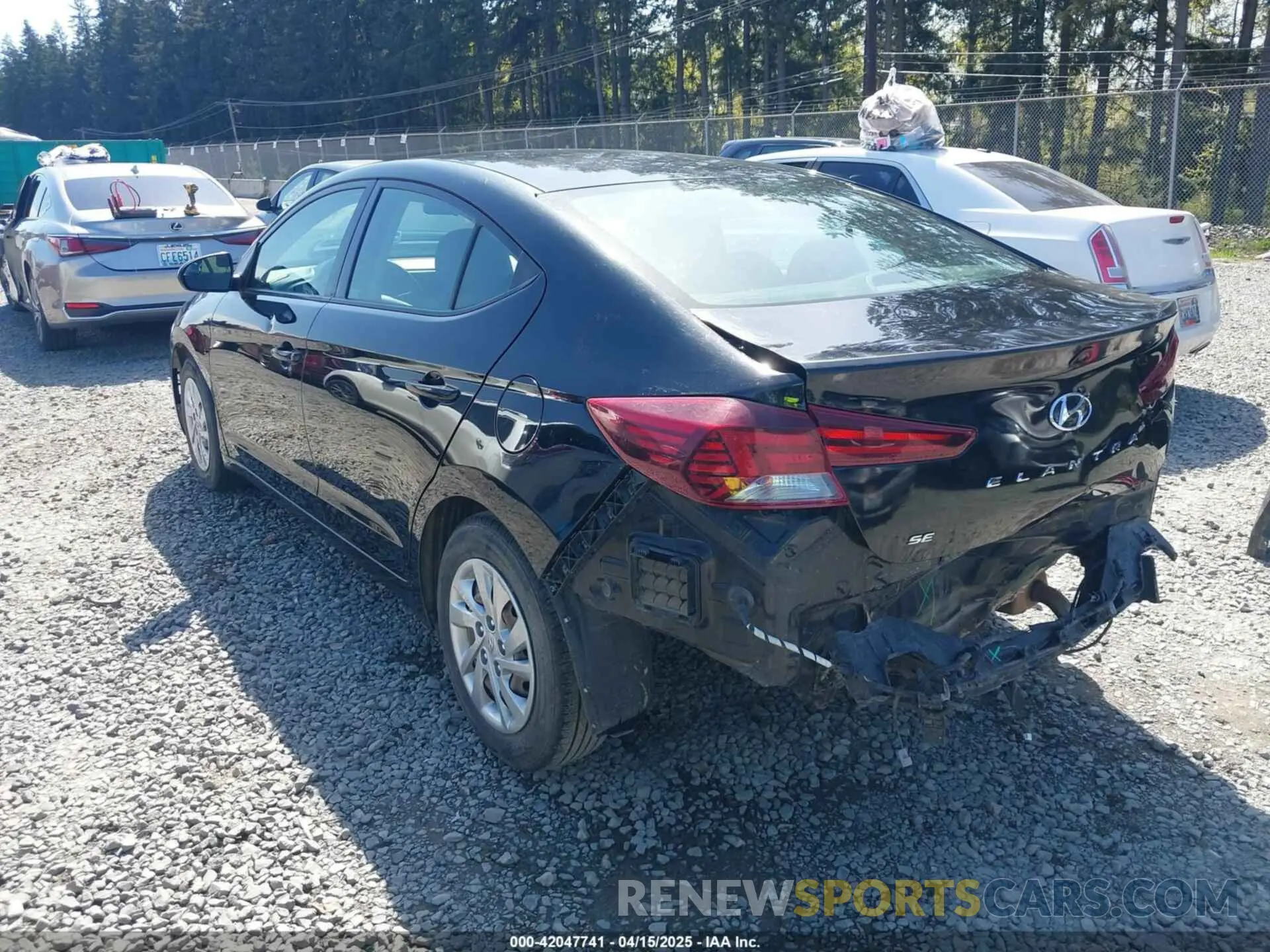 3 Photograph of a damaged car KMHD74LF3LU975671 HYUNDAI ELANTRA 2020
