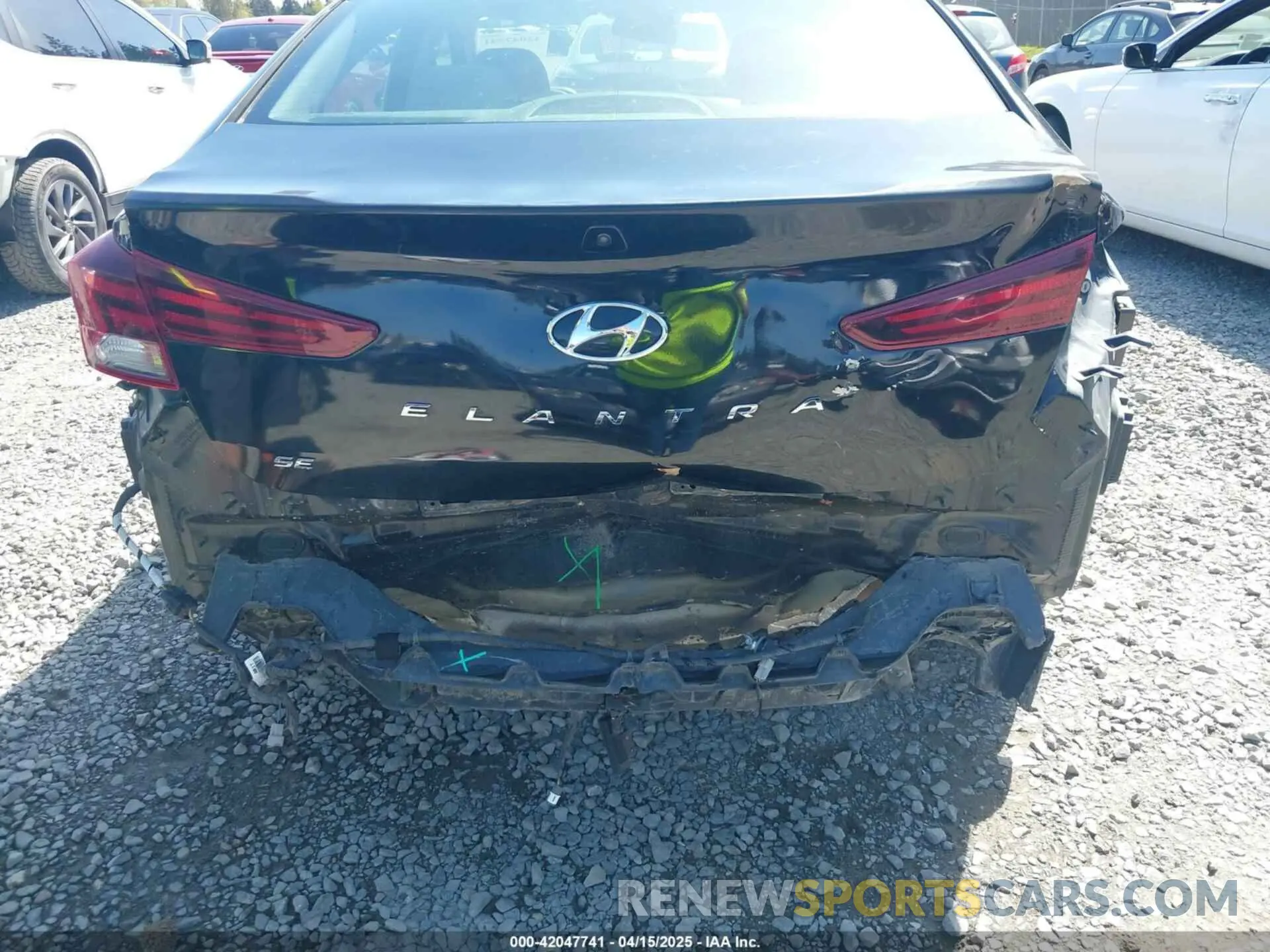 6 Photograph of a damaged car KMHD74LF3LU975671 HYUNDAI ELANTRA 2020