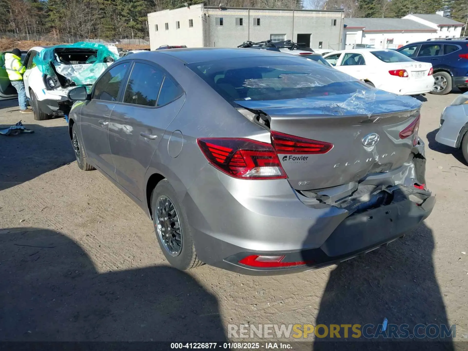 3 Photograph of a damaged car KMHD74LF4LU092744 HYUNDAI ELANTRA 2020