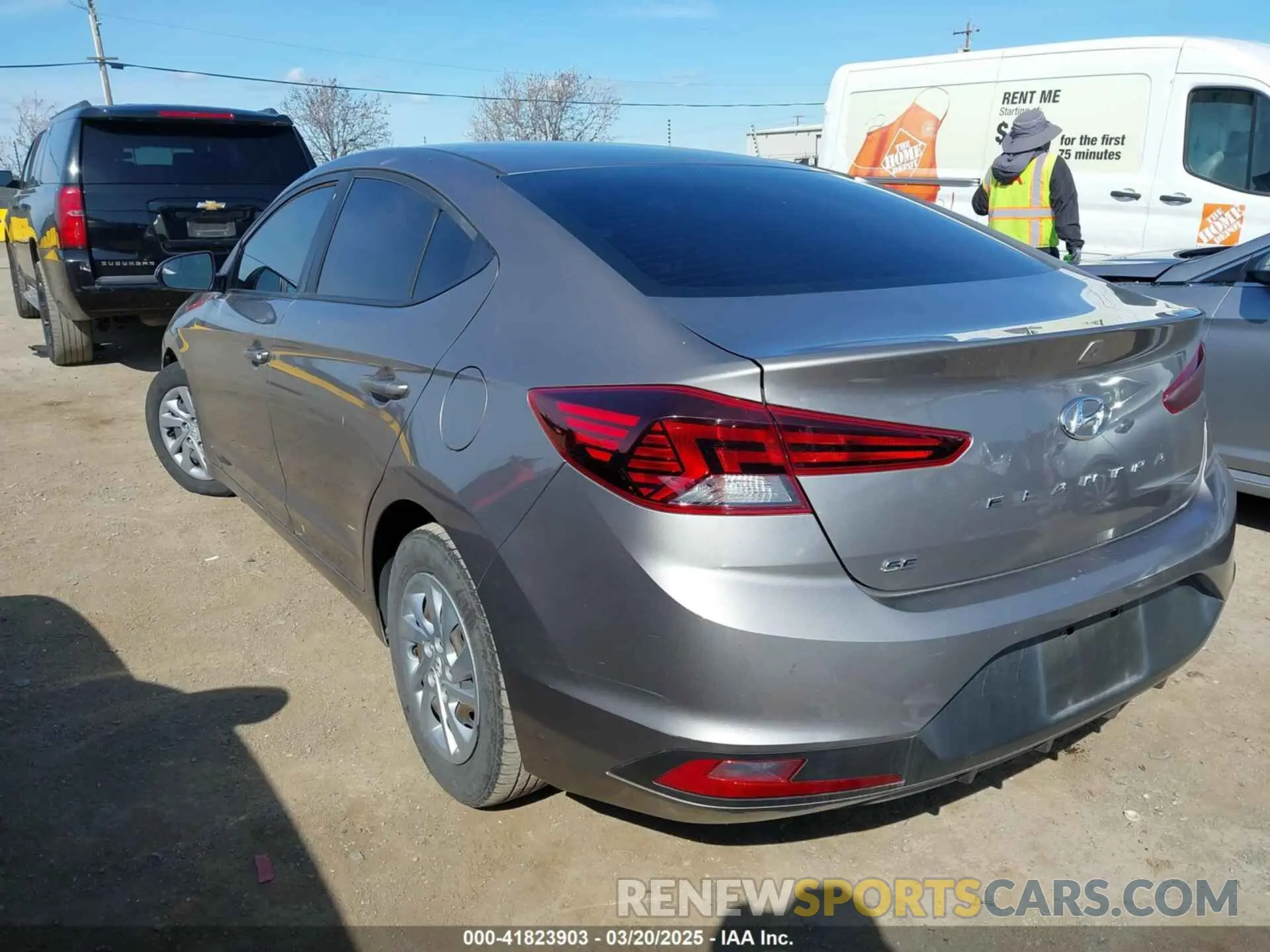 3 Фотография поврежденного автомобиля KMHD74LF4LU905869 HYUNDAI ELANTRA 2020