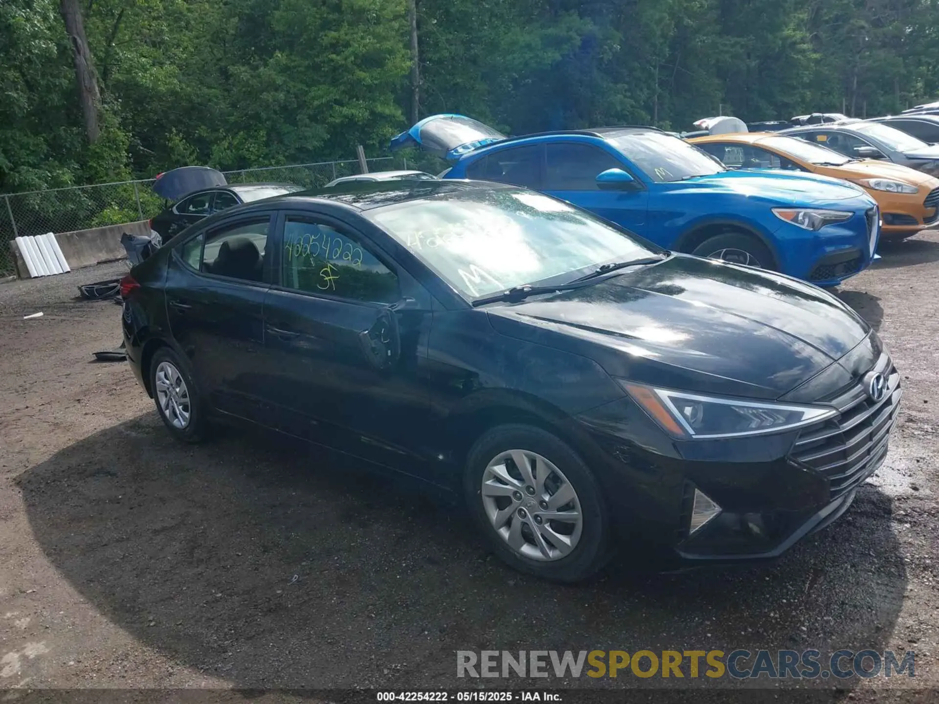 1 Photograph of a damaged car KMHD74LF4LU928830 HYUNDAI ELANTRA 2020