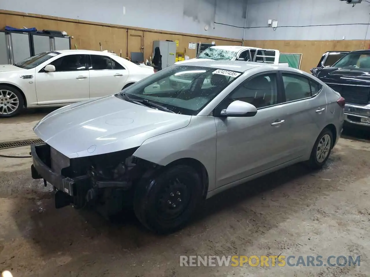 1 Photograph of a damaged car KMHD74LF5LU950741 HYUNDAI ELANTRA 2020