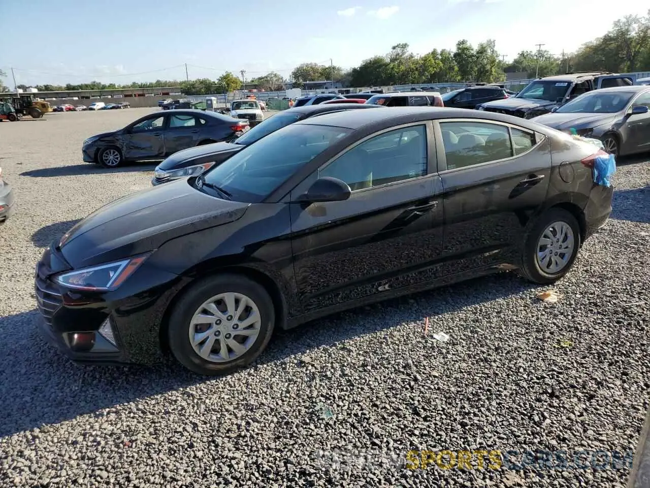 1 Photograph of a damaged car KMHD74LF6LU105669 HYUNDAI ELANTRA 2020