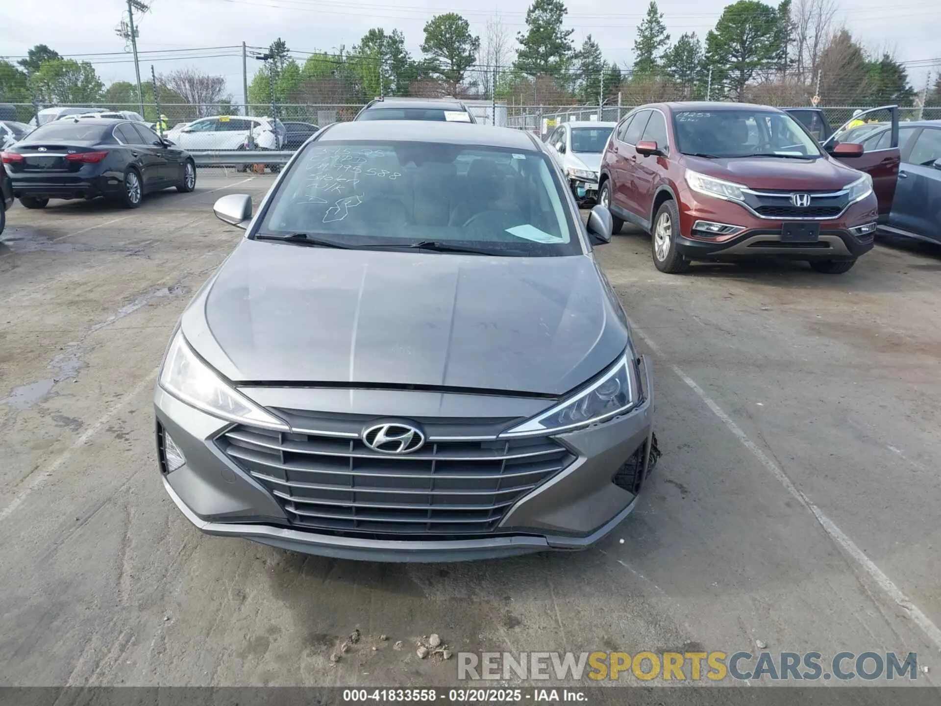 11 Photograph of a damaged car KMHD74LF6LU995588 HYUNDAI ELANTRA 2020
