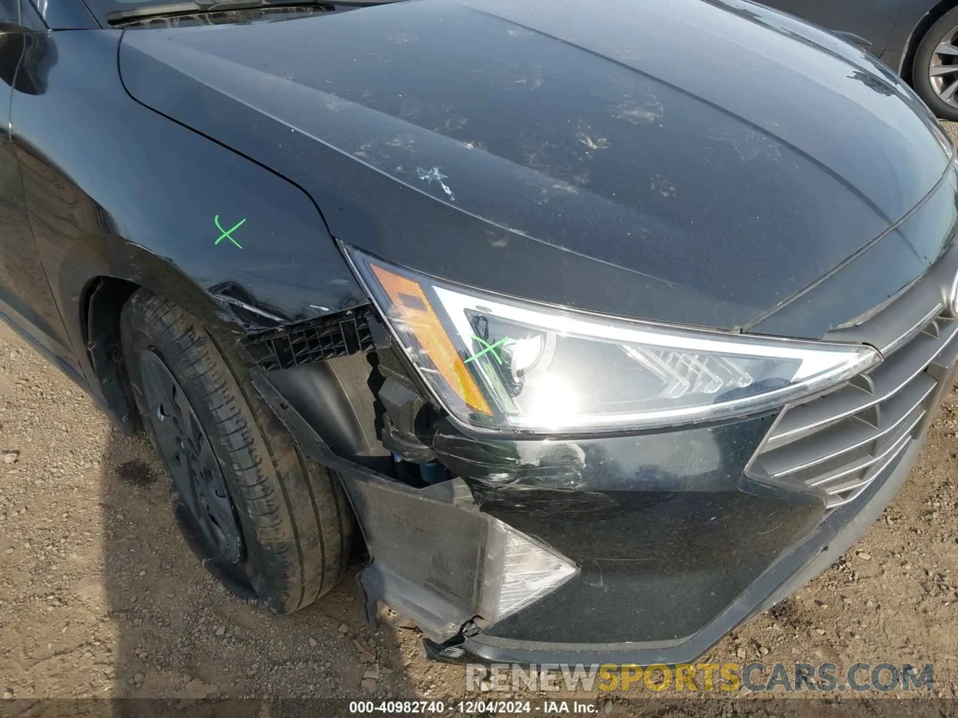 6 Фотография поврежденного автомобиля KMHD74LF6LU997924 HYUNDAI ELANTRA 2020