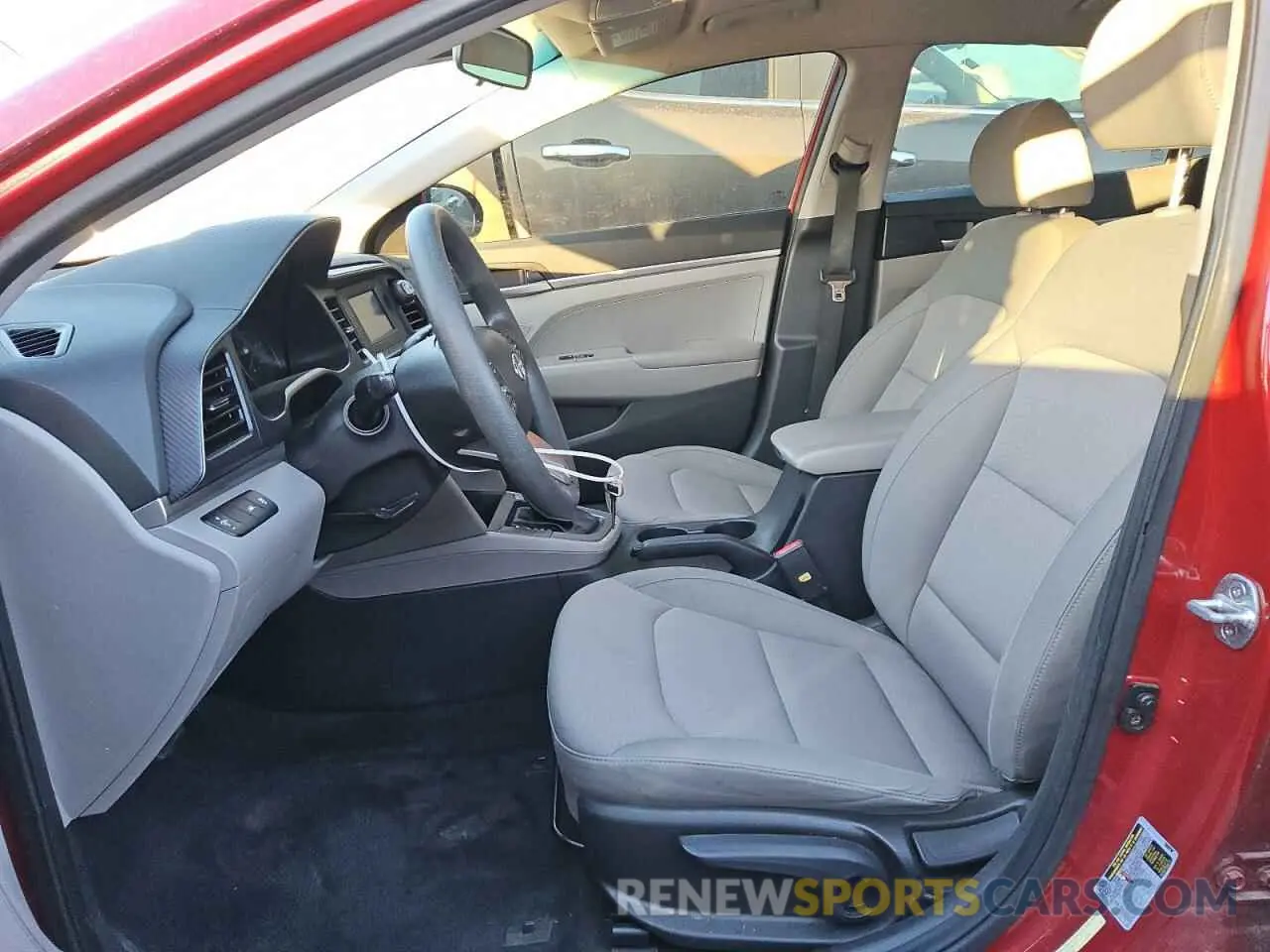 7 Photograph of a damaged car KMHD74LF7LU013552 HYUNDAI ELANTRA 2020