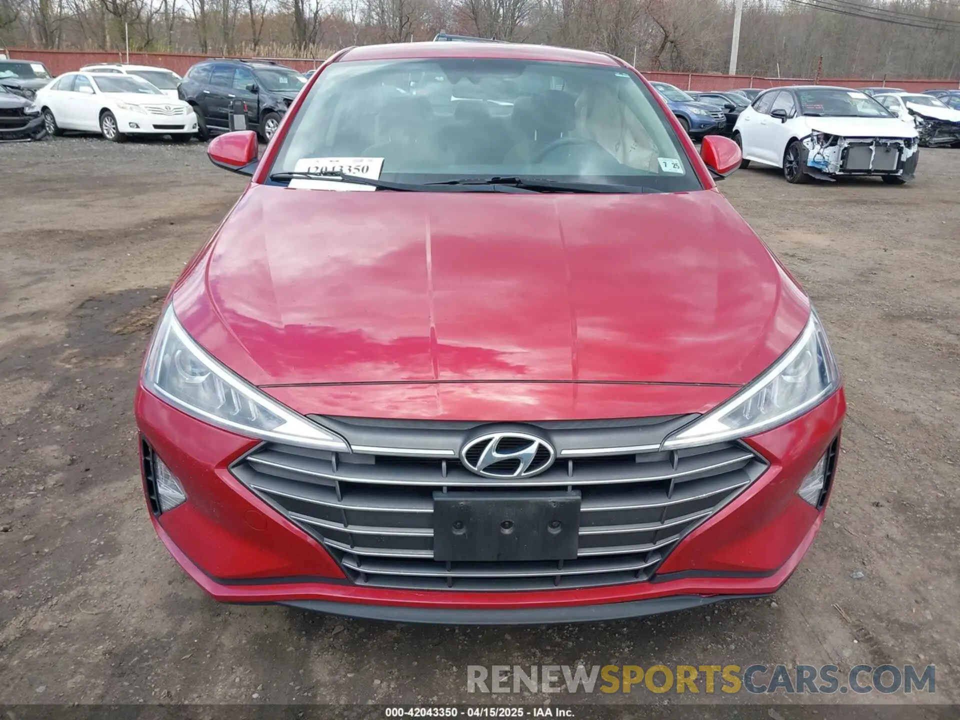 12 Photograph of a damaged car KMHD74LF7LU082841 HYUNDAI ELANTRA 2020