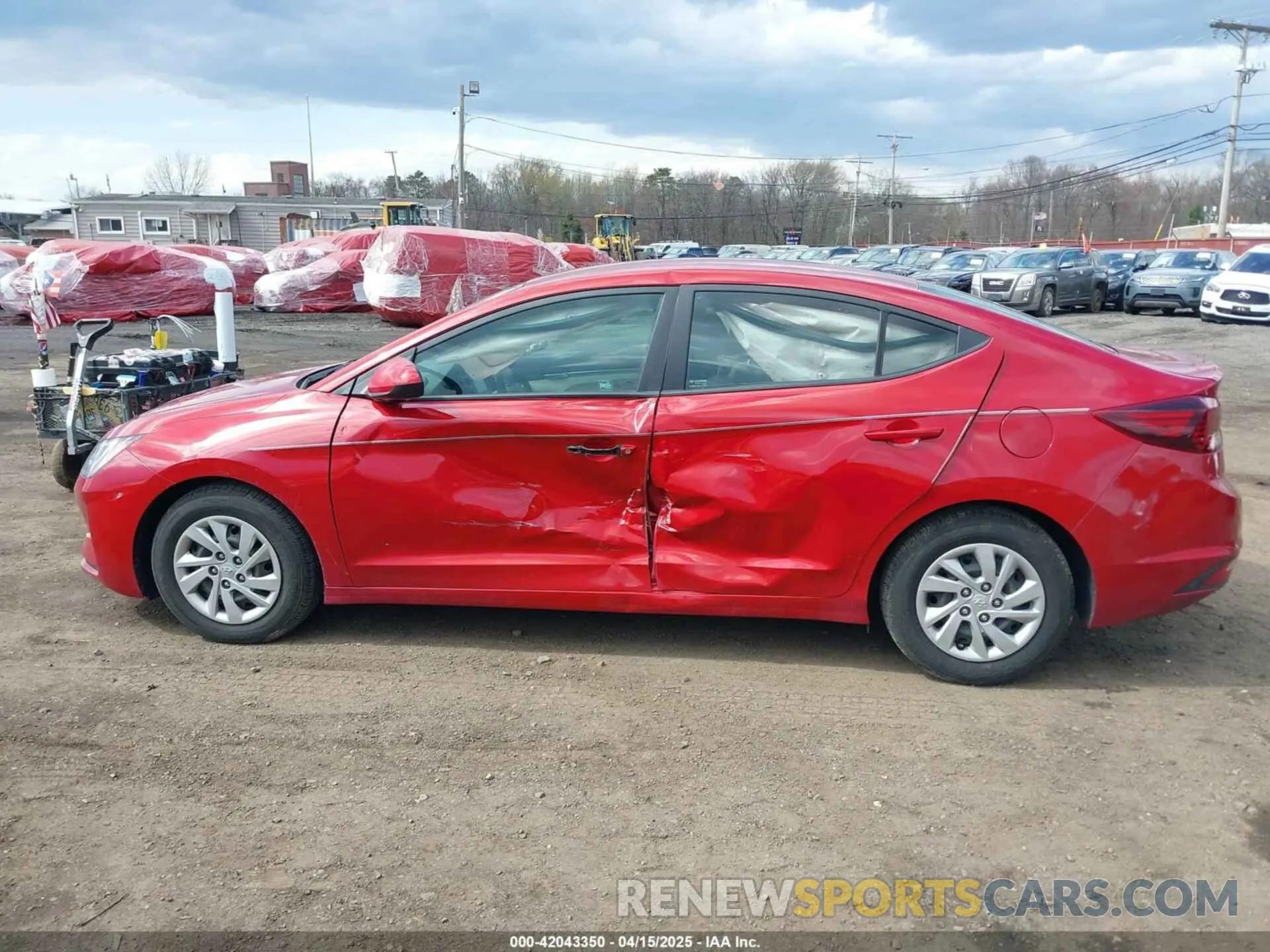 14 Photograph of a damaged car KMHD74LF7LU082841 HYUNDAI ELANTRA 2020