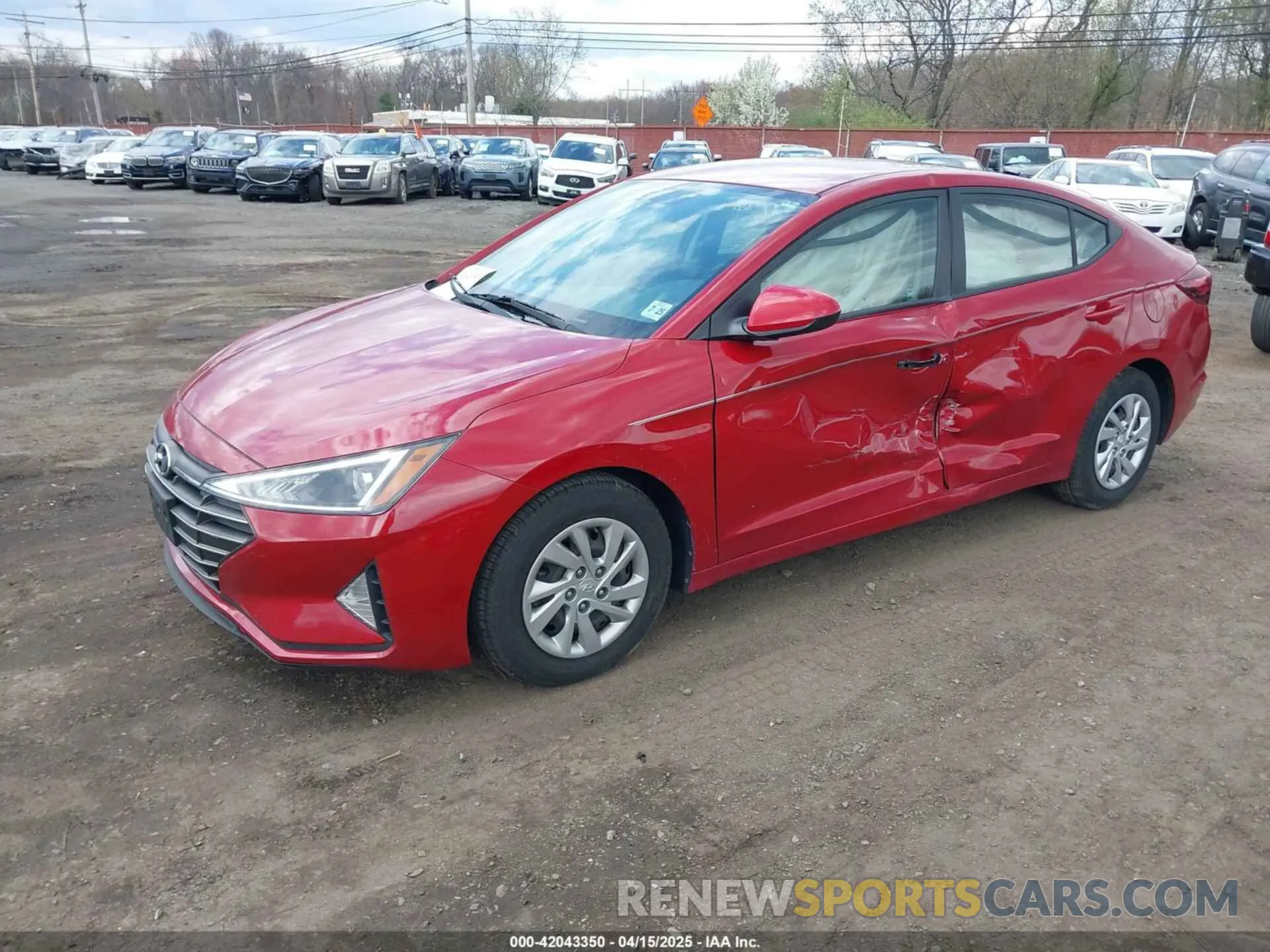 2 Photograph of a damaged car KMHD74LF7LU082841 HYUNDAI ELANTRA 2020