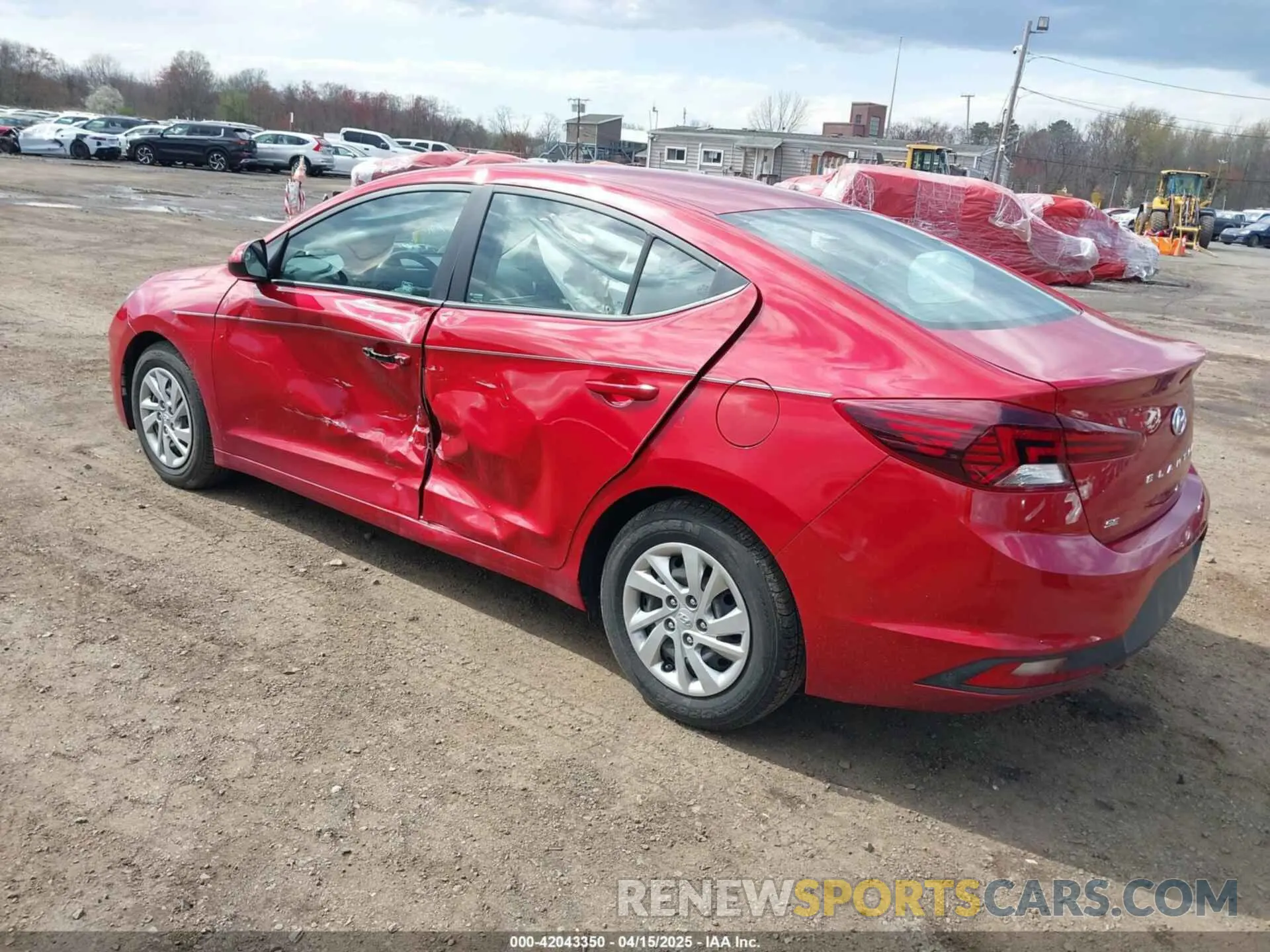 3 Photograph of a damaged car KMHD74LF7LU082841 HYUNDAI ELANTRA 2020