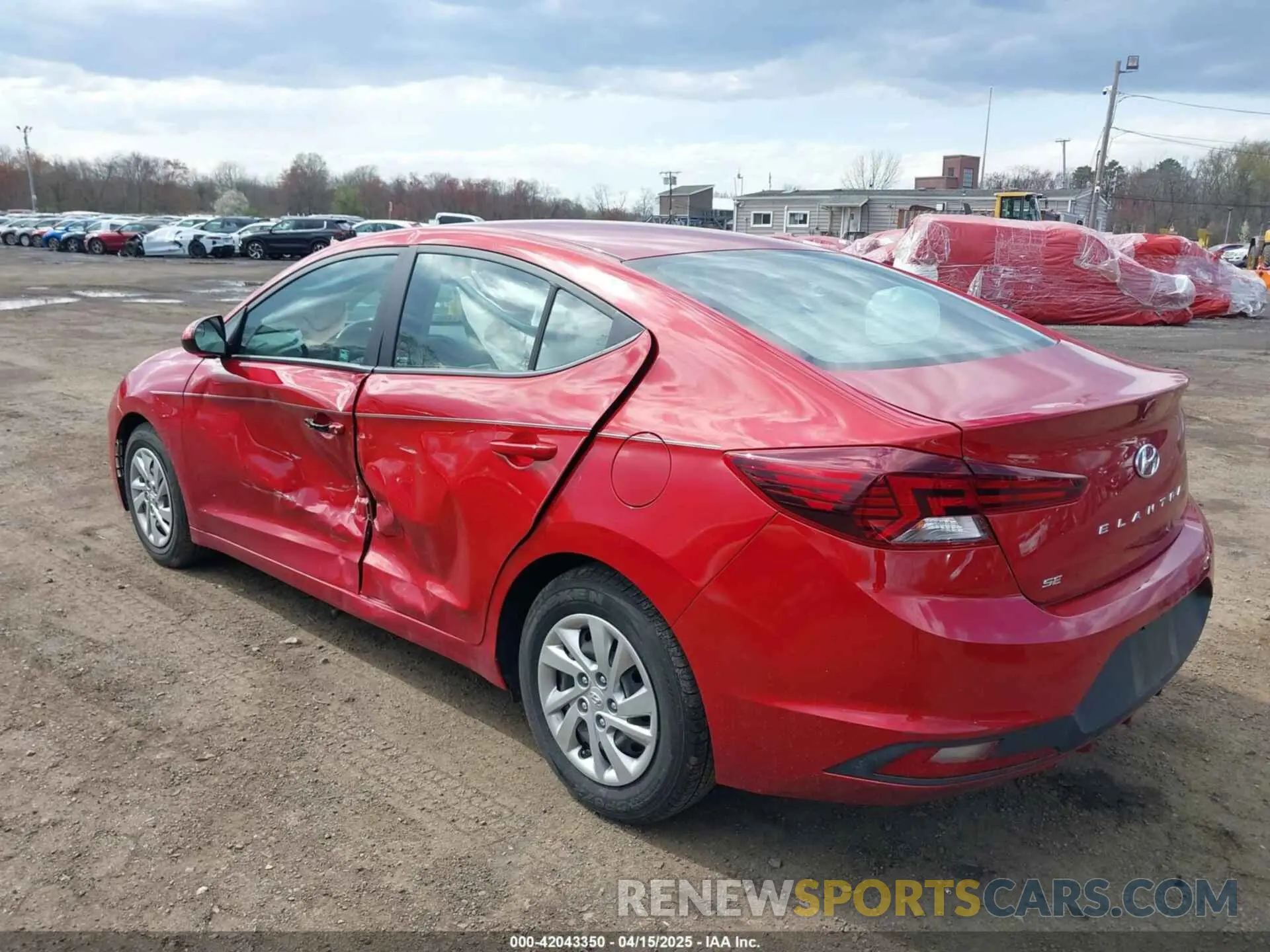 6 Photograph of a damaged car KMHD74LF7LU082841 HYUNDAI ELANTRA 2020