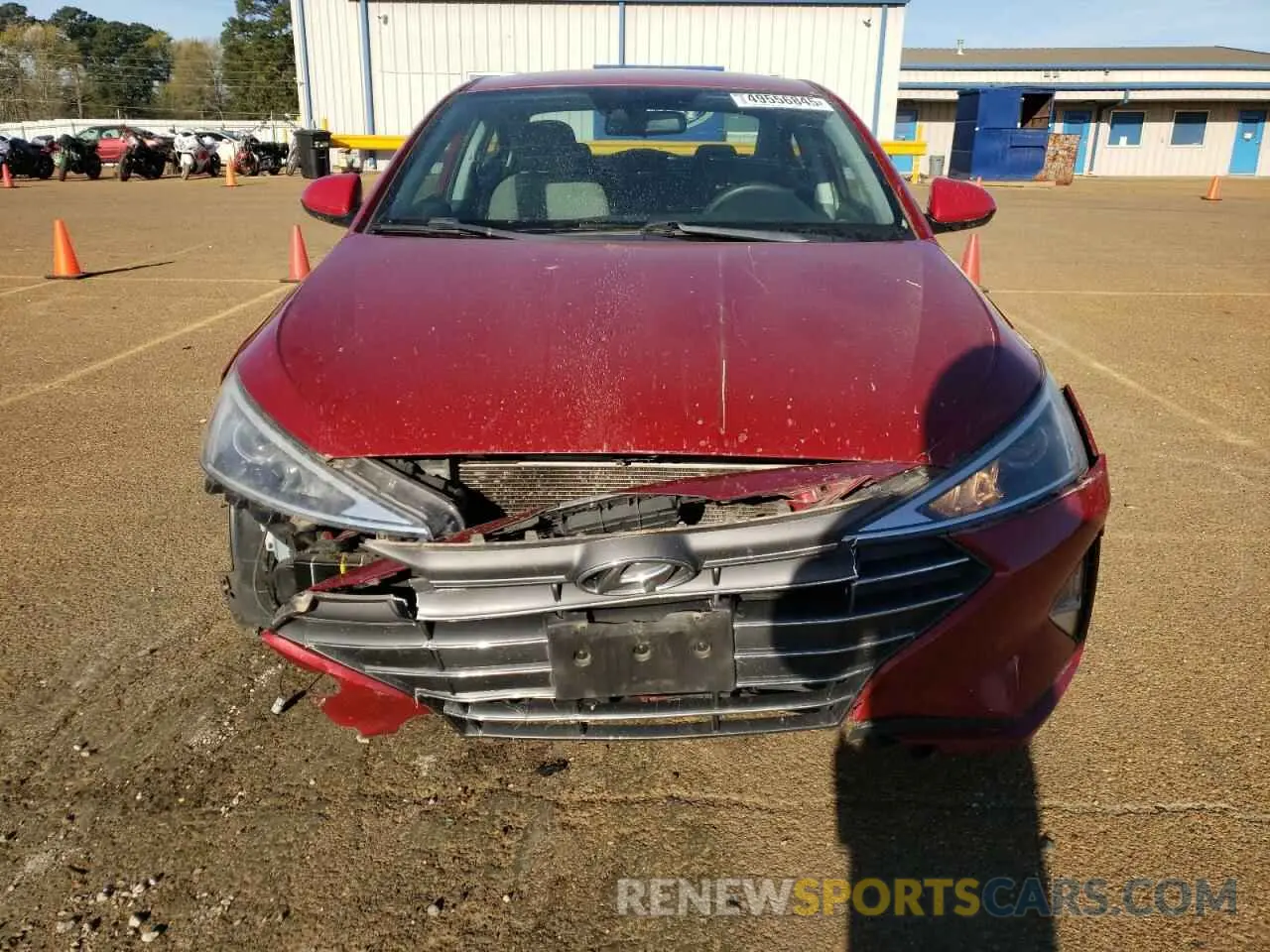 5 Photograph of a damaged car KMHD74LF7LU983076 HYUNDAI ELANTRA 2020