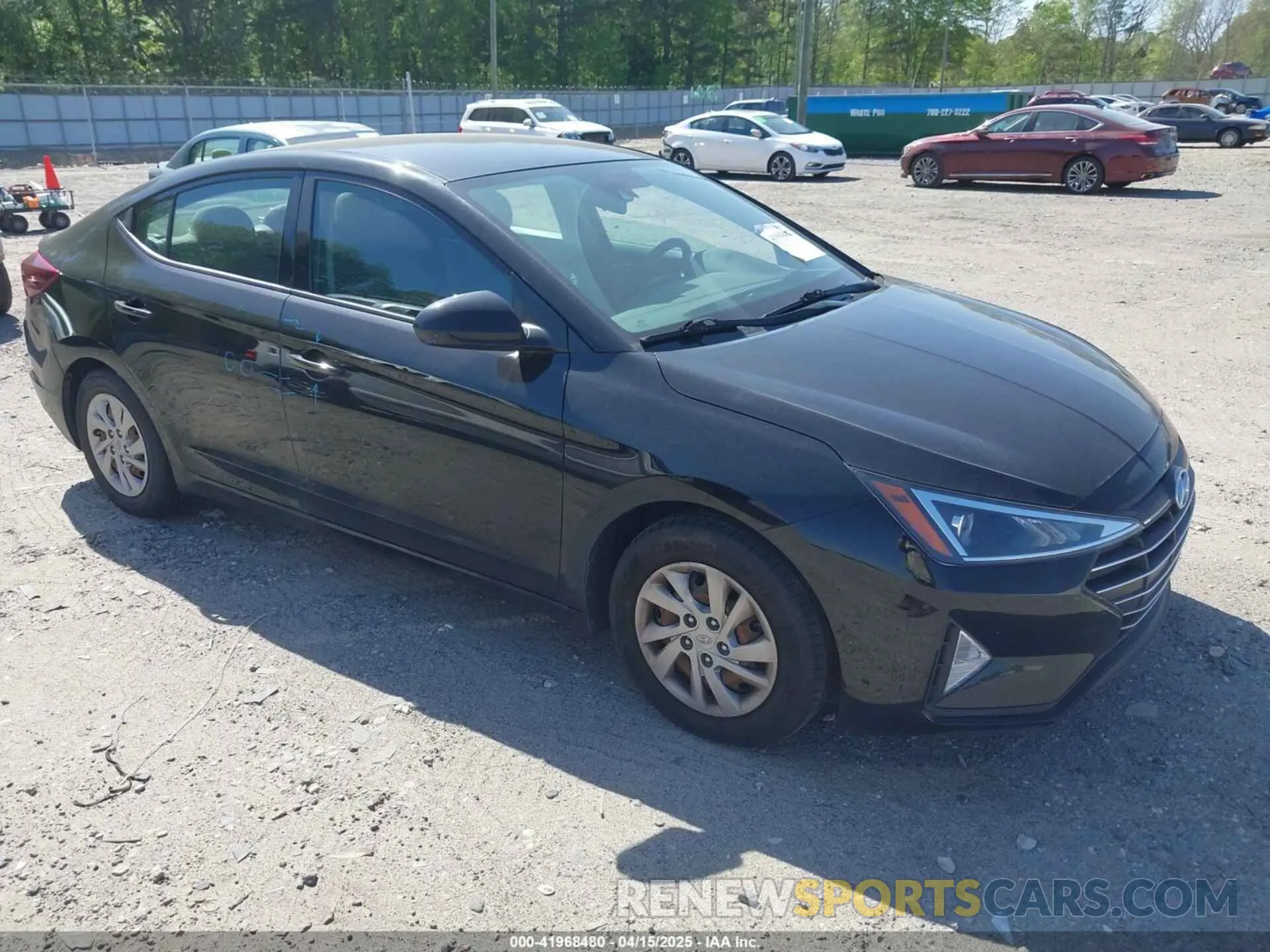 1 Фотография поврежденного автомобиля KMHD74LF7LU994272 HYUNDAI ELANTRA 2020