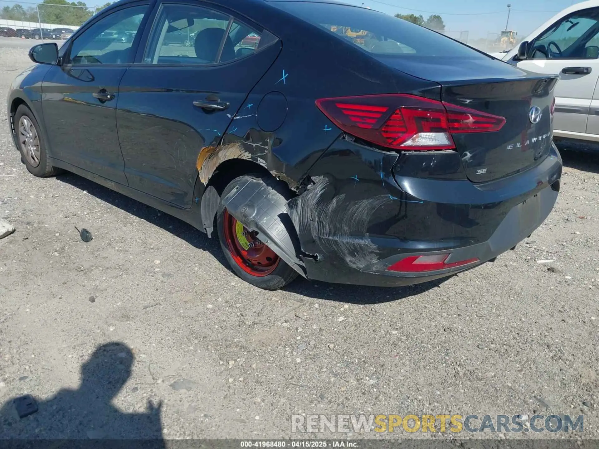 6 Фотография поврежденного автомобиля KMHD74LF7LU994272 HYUNDAI ELANTRA 2020