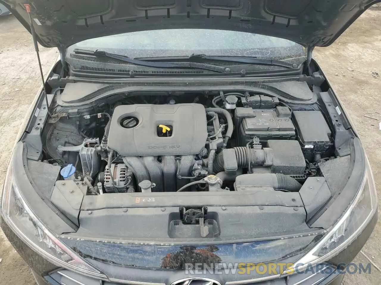 11 Фотография поврежденного автомобиля KMHD74LF8LU020722 HYUNDAI ELANTRA 2020