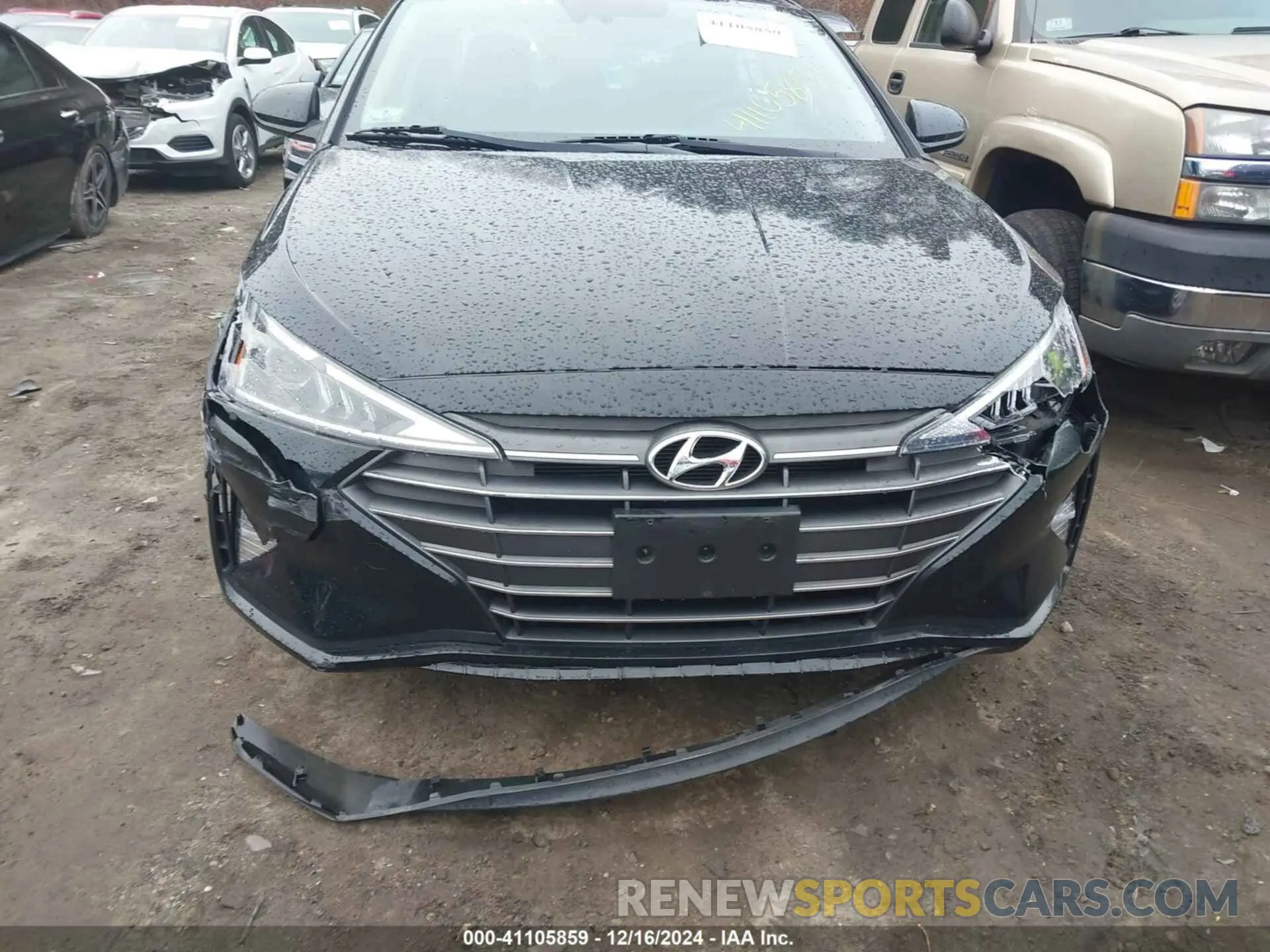 6 Photograph of a damaged car KMHD74LF8LU082900 HYUNDAI ELANTRA 2020