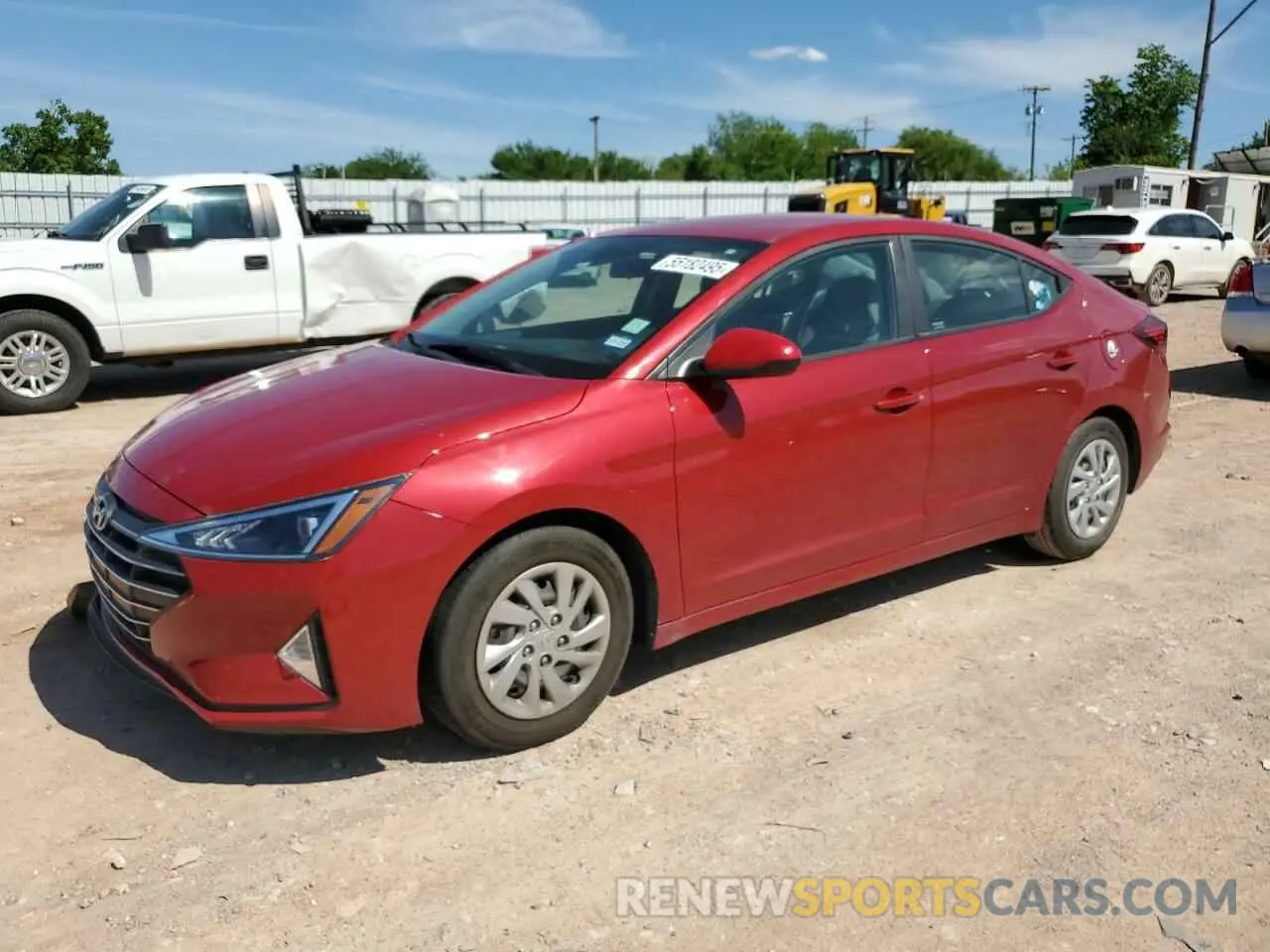 1 Photograph of a damaged car KMHD74LF8LU904515 HYUNDAI ELANTRA 2020