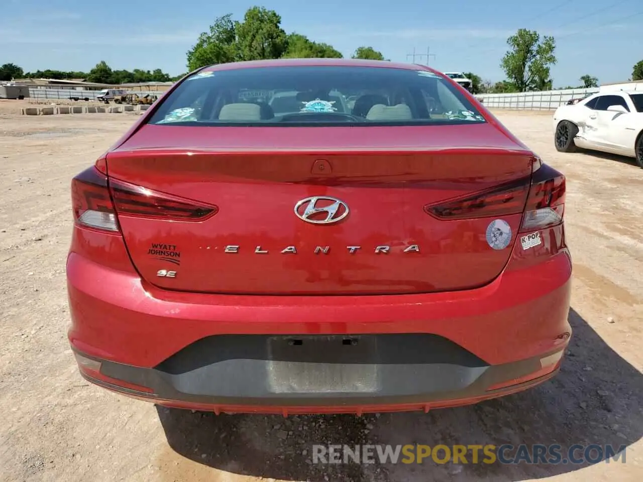 6 Photograph of a damaged car KMHD74LF8LU904515 HYUNDAI ELANTRA 2020