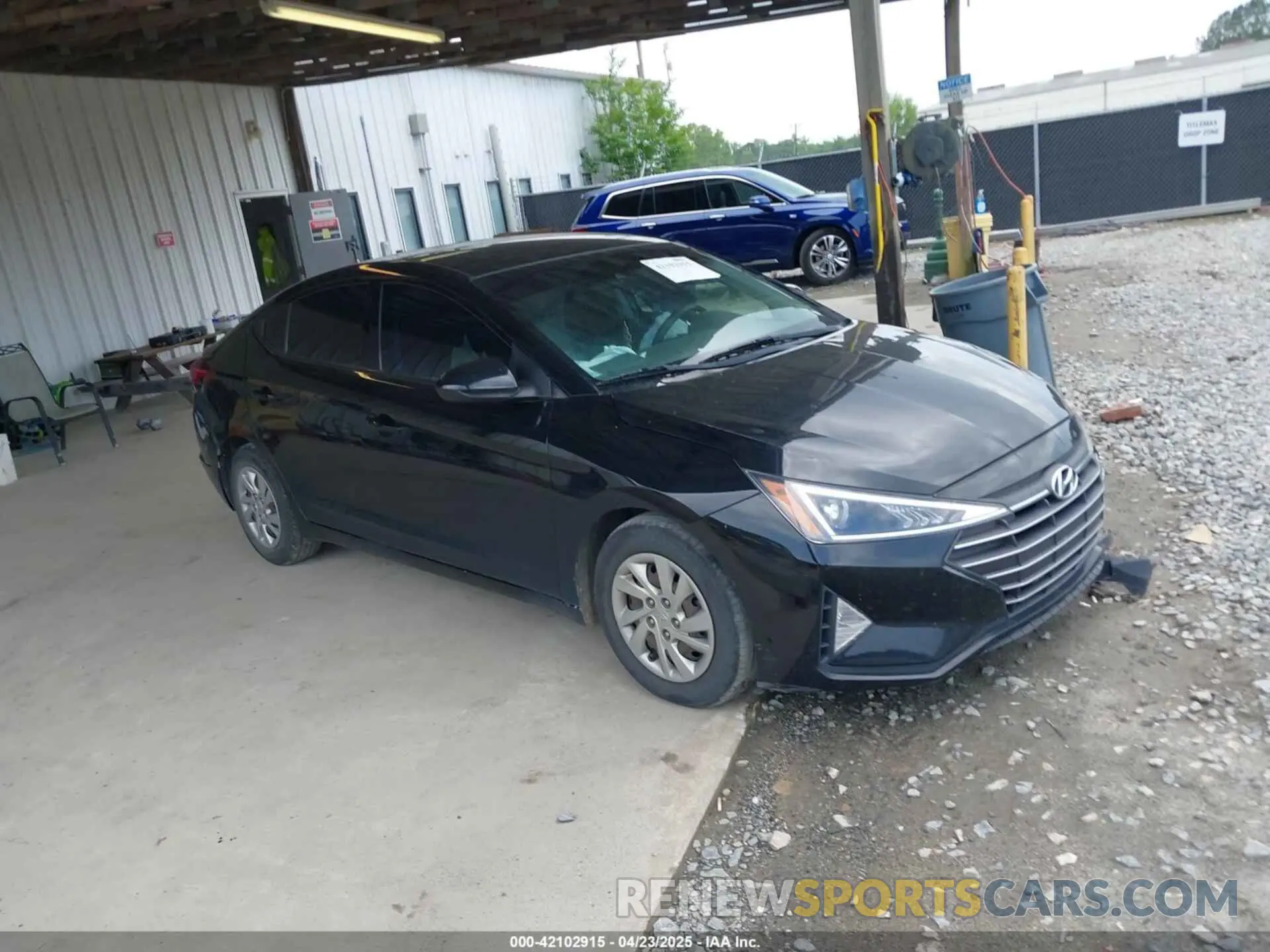 1 Photograph of a damaged car KMHD74LF8LU914672 HYUNDAI ELANTRA 2020