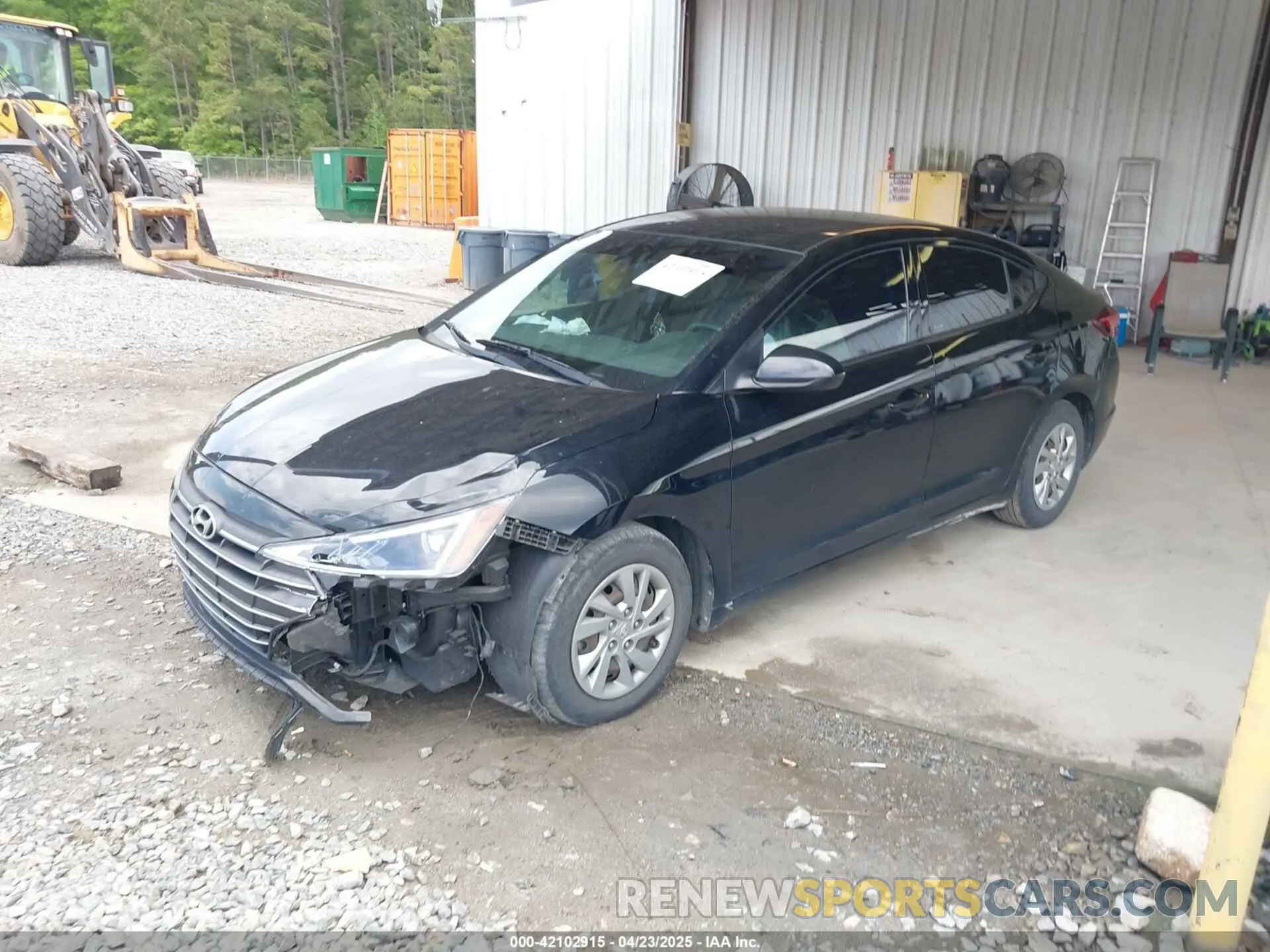 2 Photograph of a damaged car KMHD74LF8LU914672 HYUNDAI ELANTRA 2020