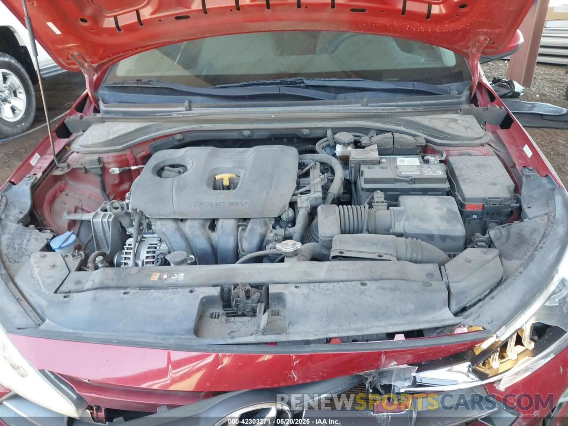10 Фотография поврежденного автомобиля KMHD74LFXLU106260 HYUNDAI ELANTRA 2020